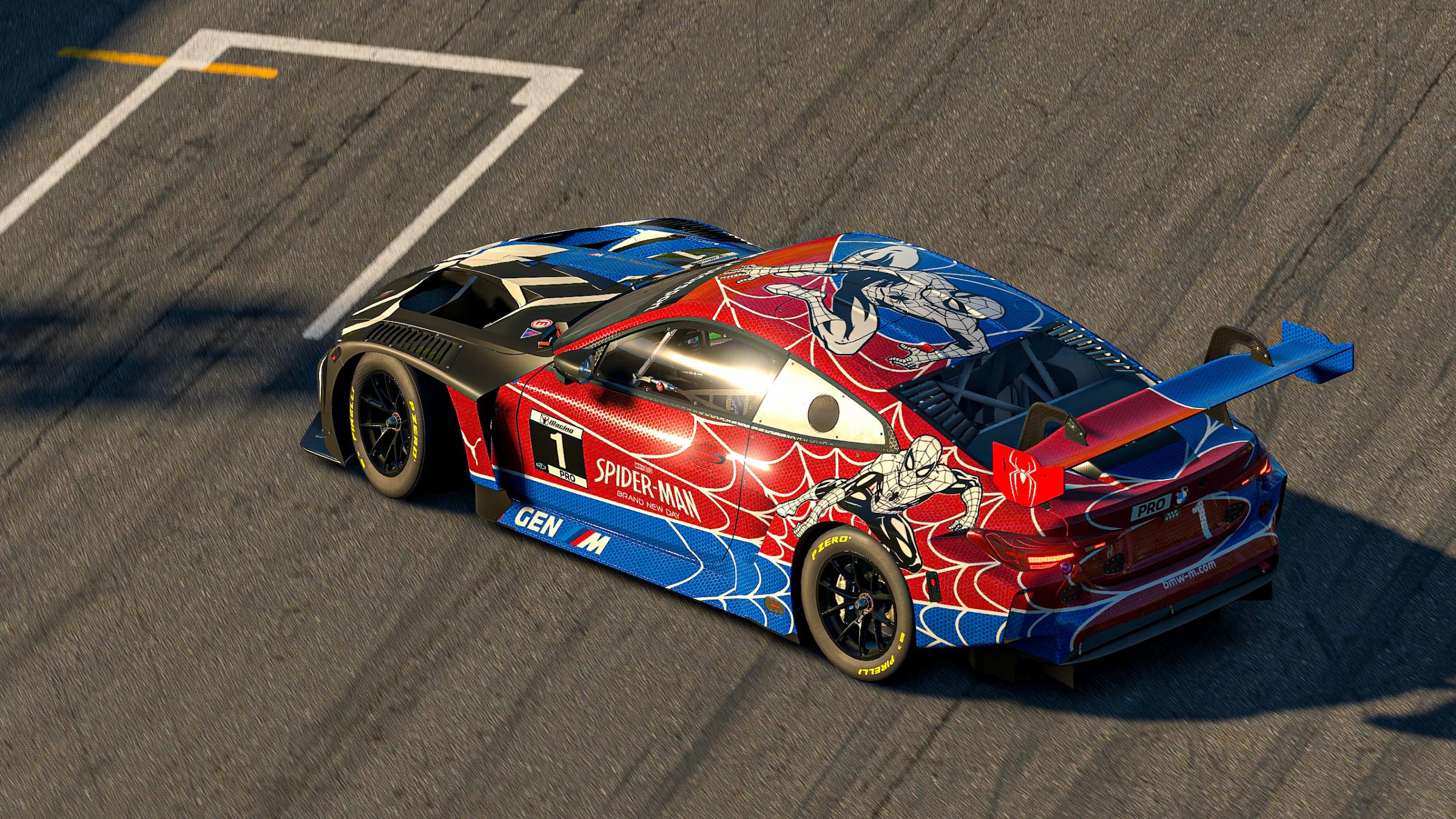 Preview of Spider-Man BMW M4 GT3 EVO by Jason Jones22