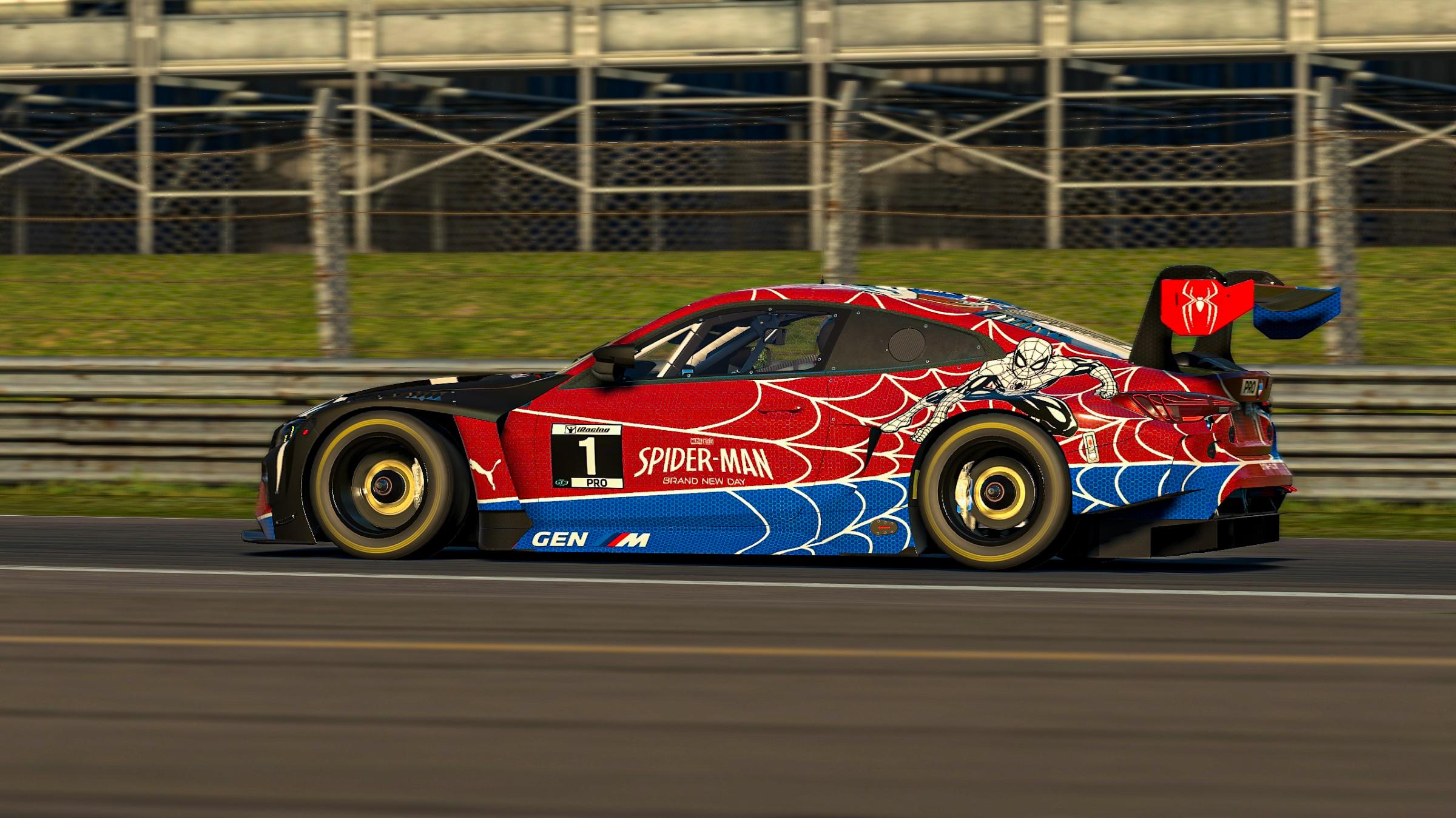 Preview of Spider-Man BMW M4 GT3 EVO by Jason Jones22
