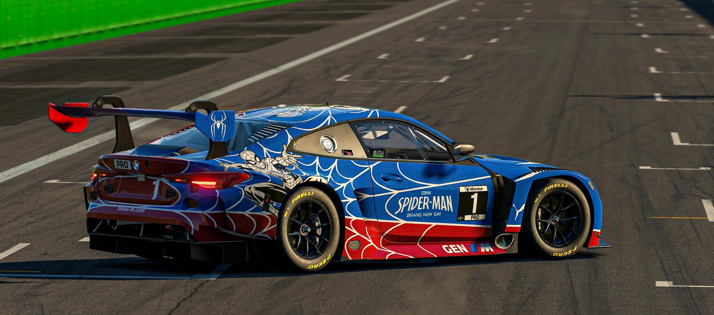 Preview of Spider-Man BMW M4 GT3 EVO by Jason Jones22