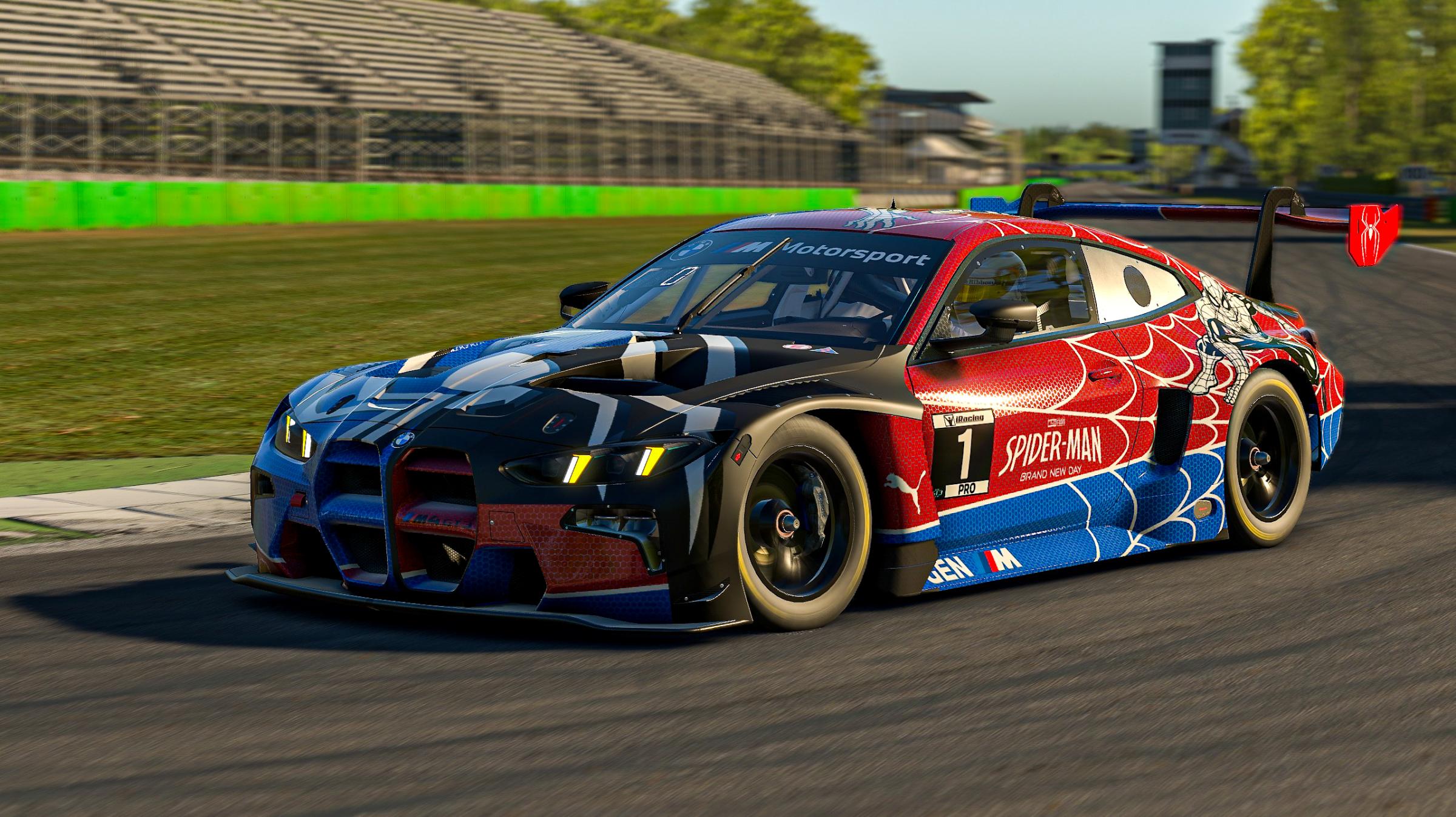 Preview of Spider-Man BMW M4 GT3 EVO by Jason Jones22