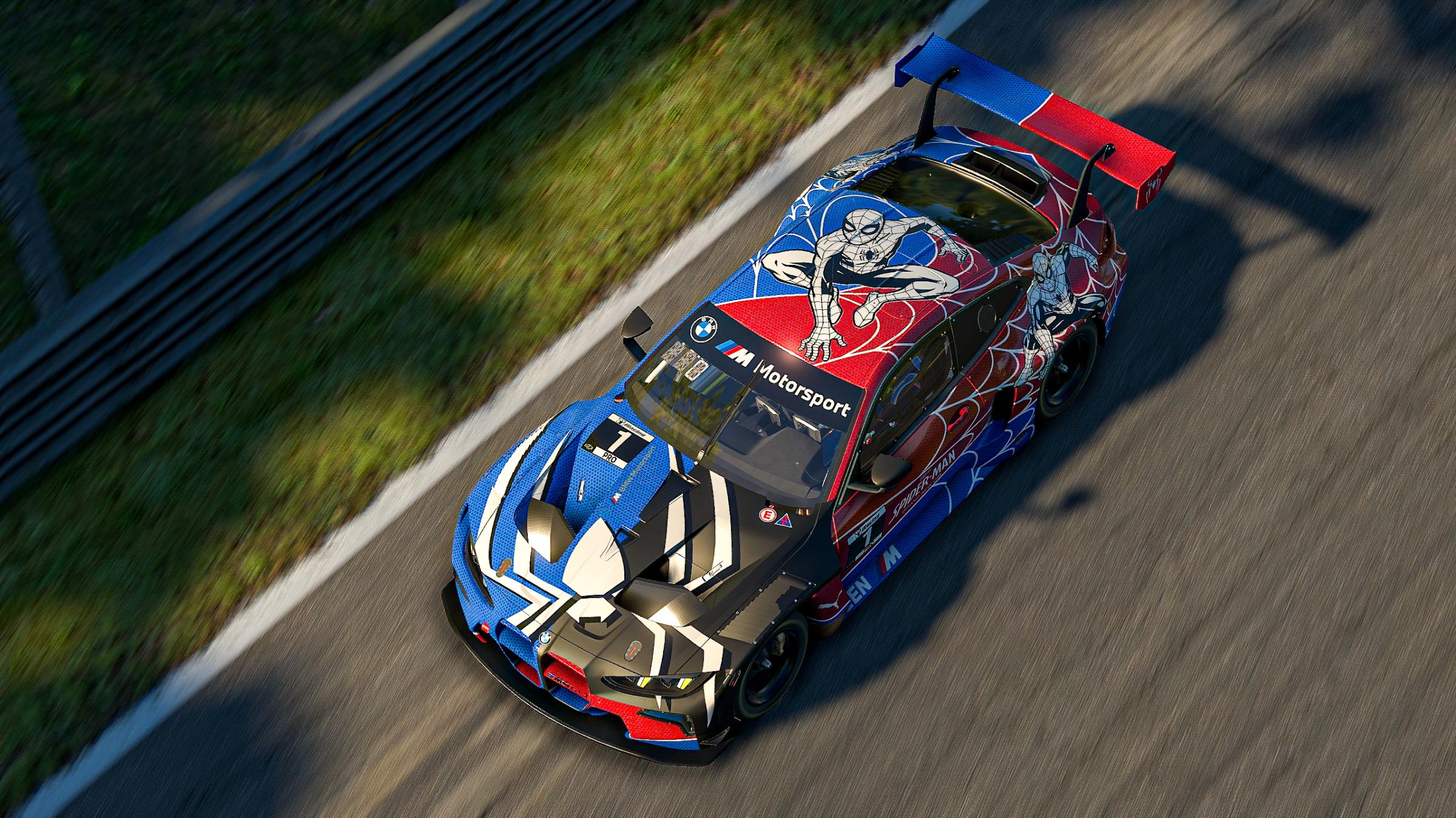 Preview of Spider-Man BMW M4 GT3 EVO by Jason Jones22