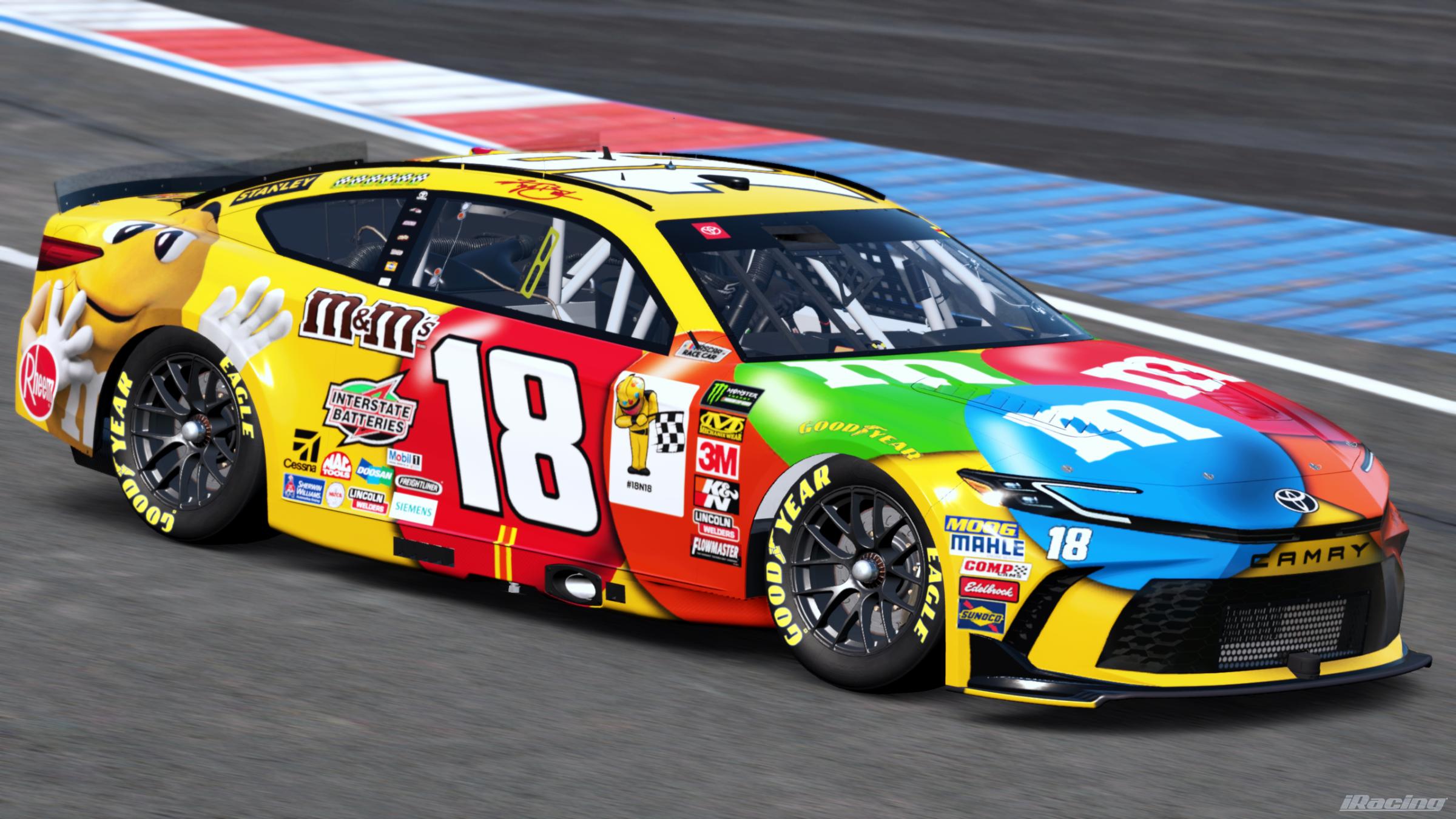 Preview of Kyle Busch 2018 M&Ms Richmond (Custom #) by Gary P.