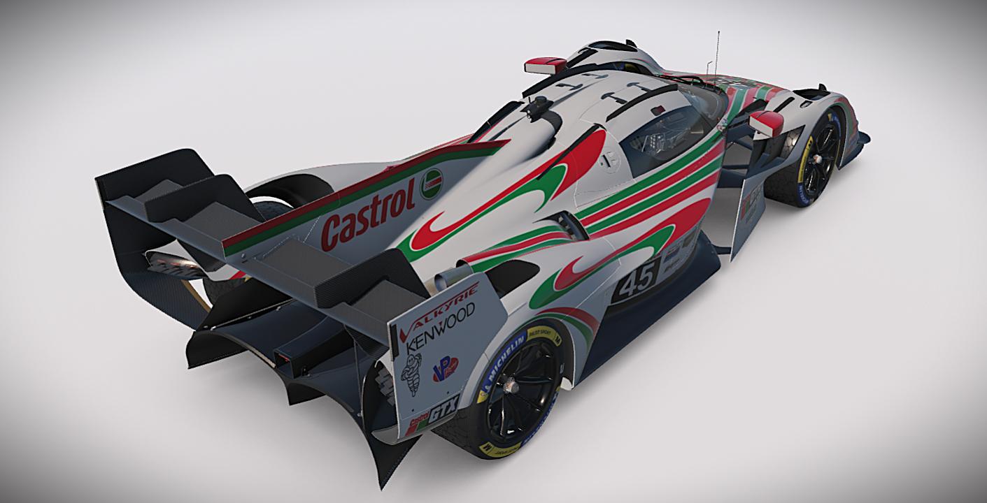 Preview of Aston Martin Valkyrie AMR-LMH Castrol by Hallam Cott