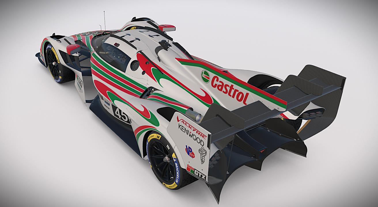 Preview of Aston Martin Valkyrie AMR-LMH Castrol by Hallam Cott