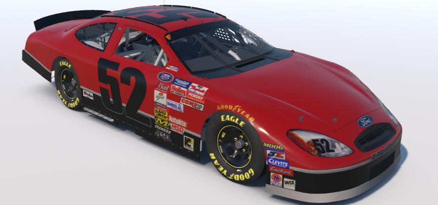 Preview of 2002- #52 Brad Teague - Jimmy Means Racing Ford Taurus by Zach Tyndall