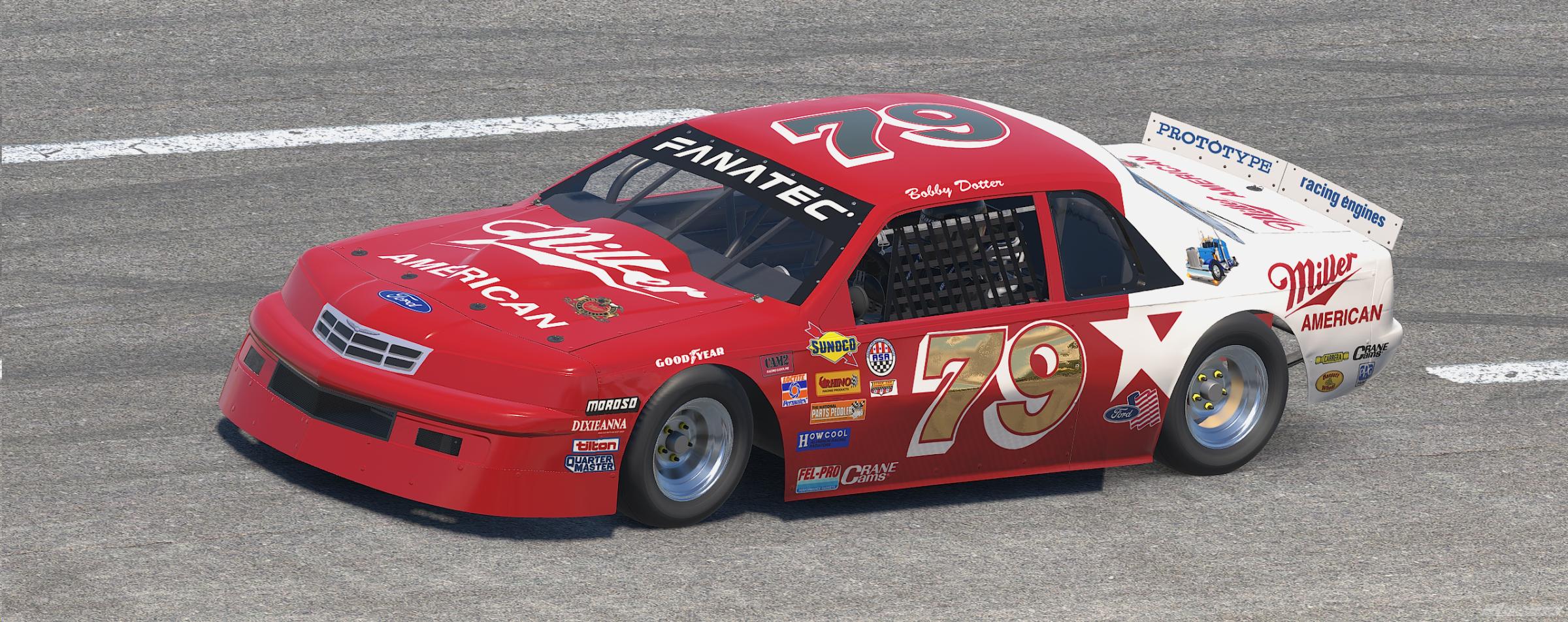 Preview of 1987 #79 Bobby Dotter Miller American Ford - ASA by William Goshen