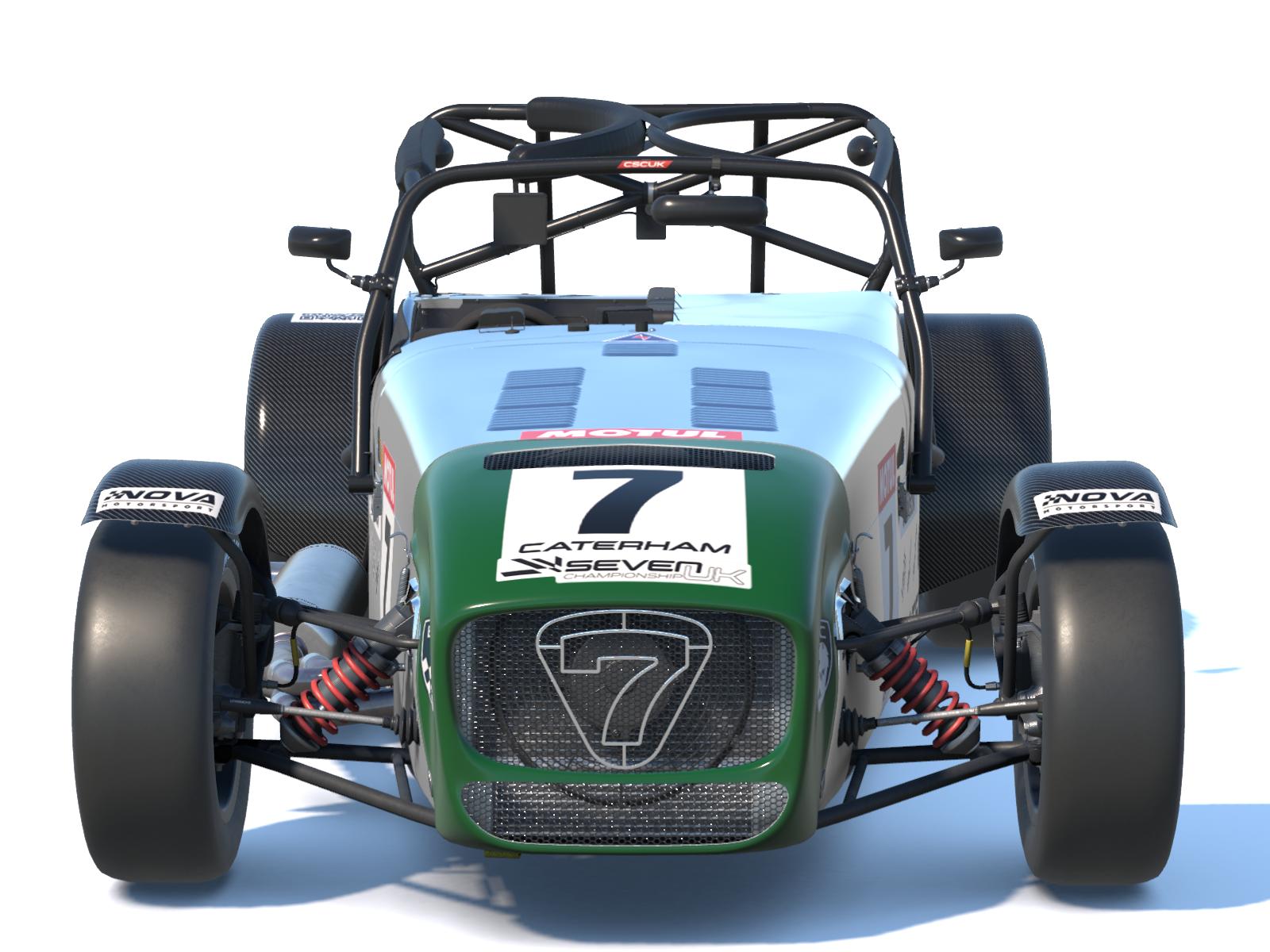 Preview of Polished alloy 7 with carbon fibre guards and green nose by Bruce Johnson