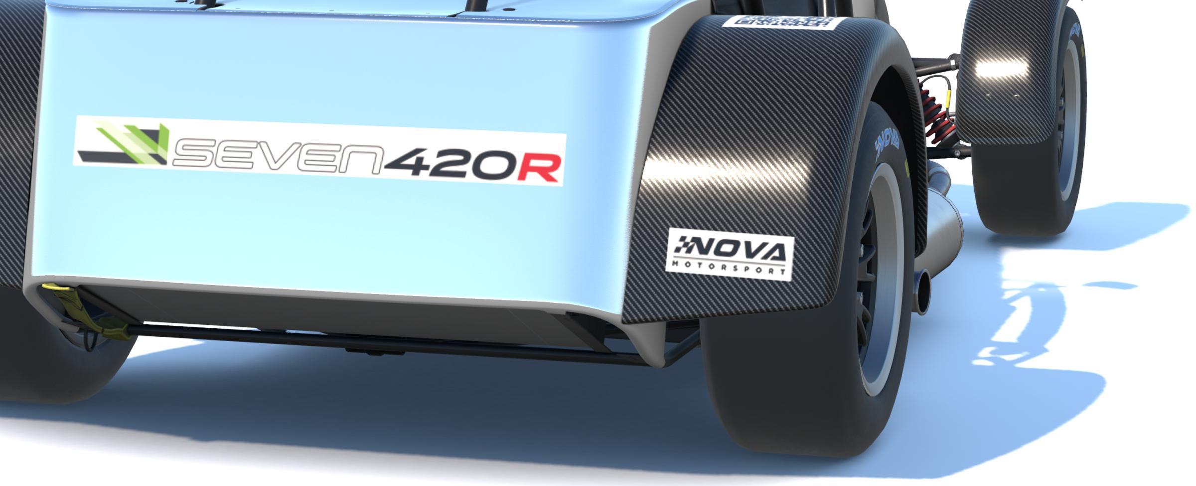 Preview of Polished alloy 7 with carbon fibre guards and green nose by Bruce Johnson