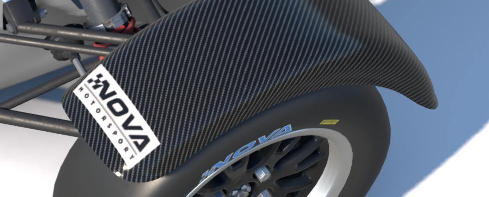 Preview of Polished alloy 7 with carbon fibre guards and white nose by Bruce Johnson