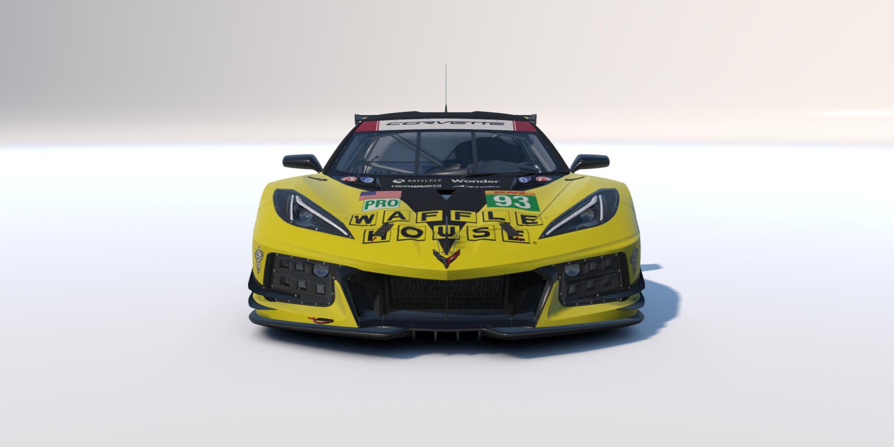 Preview of Waffle House livery for C8.R GTE by Clyde S.