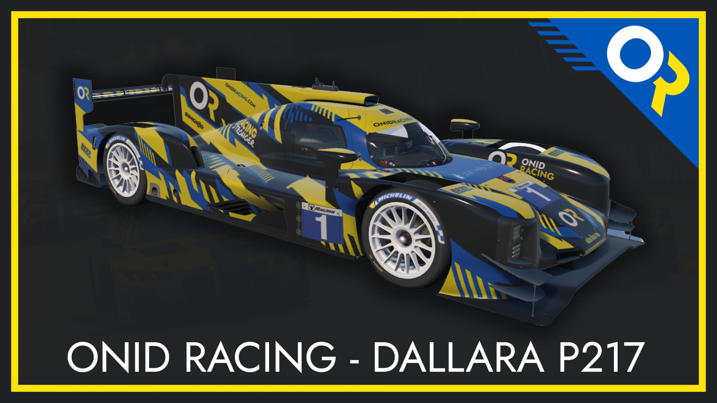 Preview of oNiD Racing 2026 - Dallara P217 by Ben F B.