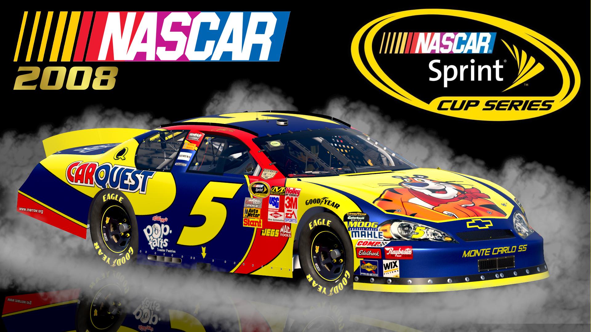 Preview of (Fictional) #5 Casey Mears 2008 Kelloggs Chevrolet Monte Carlo SS Sim Stamped Number by Christian Budd