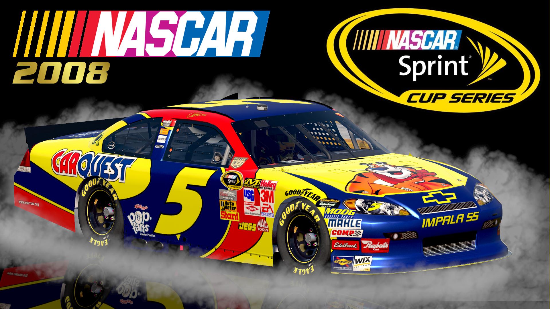 Preview of #5 Casey Mears 2008 Kelloggs Impala SS COT Sim Stamped Number by Christian Budd