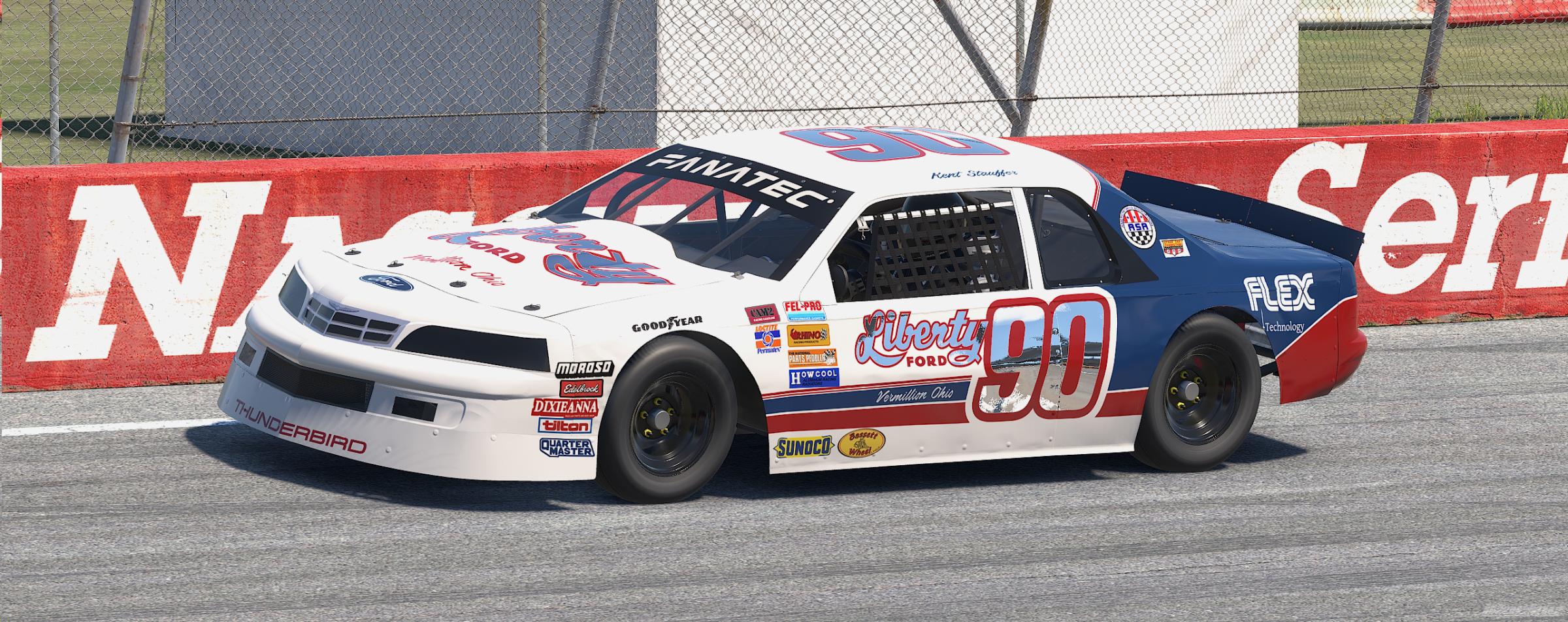Preview of 1987 #90 Kent Stauffer Liberty Ford of Vermillion Ohio Ford - ASA by William Goshen