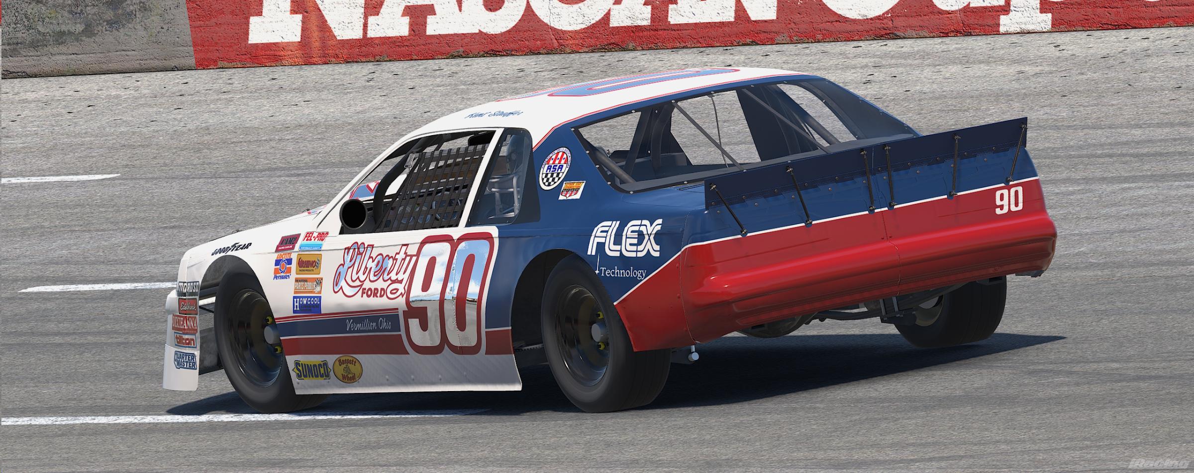 Preview of 1987 #90 Kent Stauffer Liberty Ford of Vermillion Ohio Ford - ASA by William Goshen