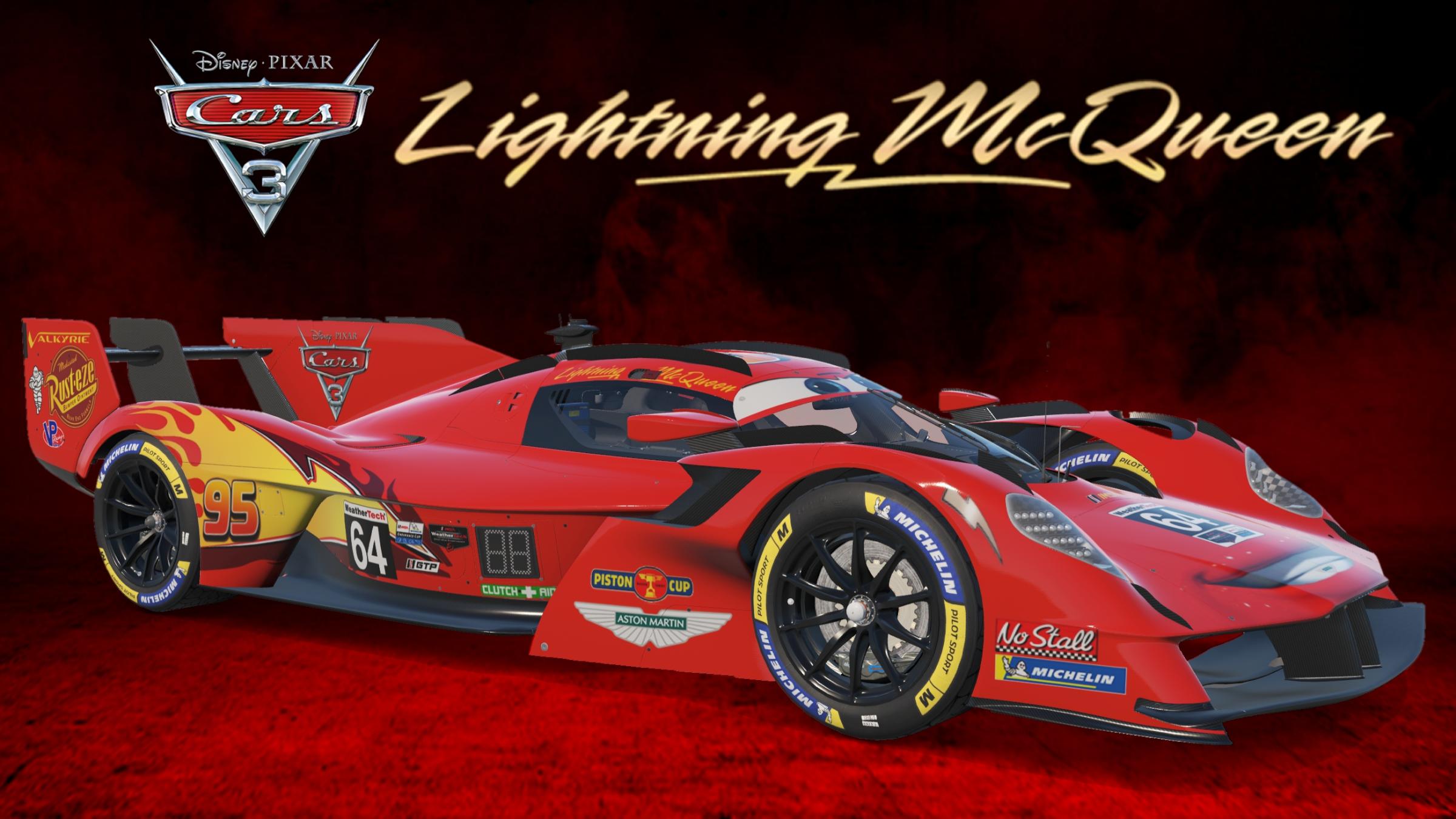 Preview of Aston Martin Valkyrie GTP Lightning McQueen by Don Craig