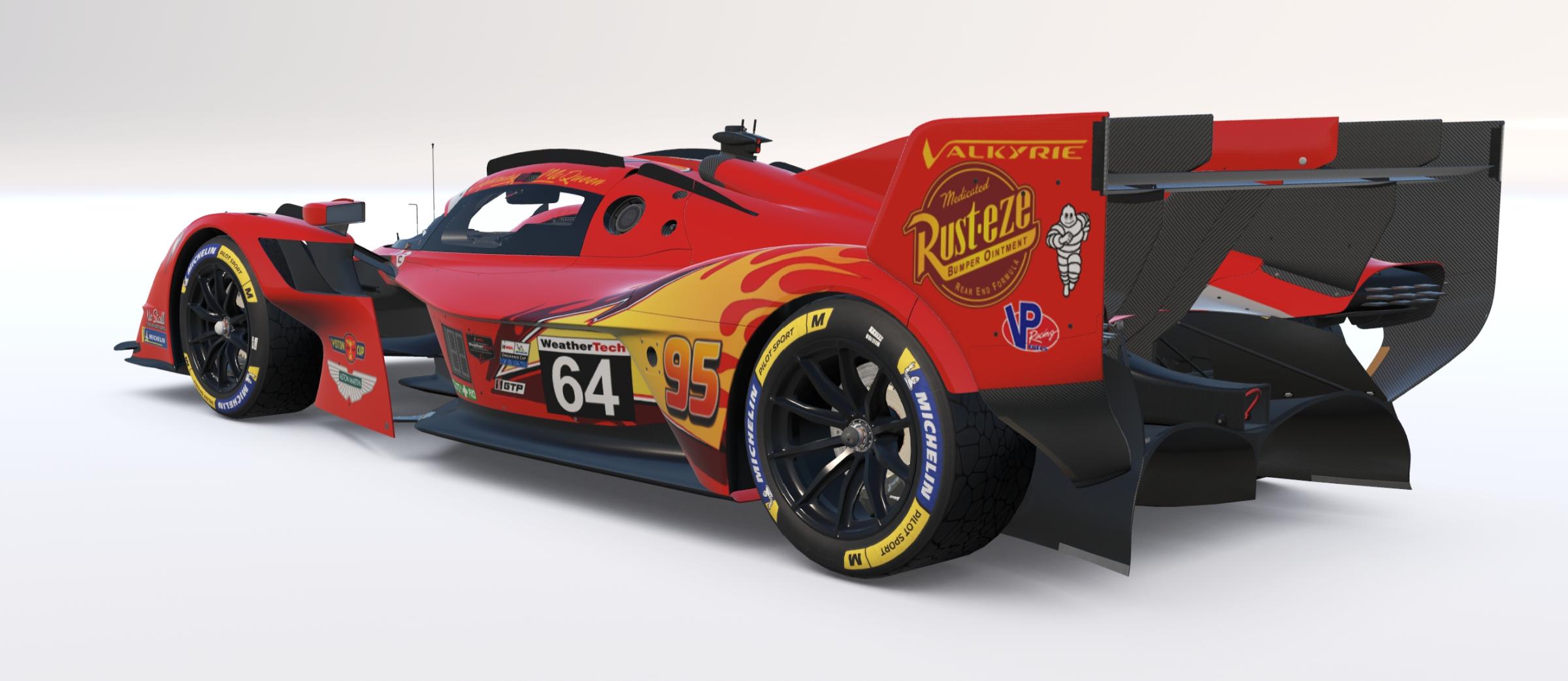Preview of Aston Martin Valkyrie GTP Lightning McQueen by Don Craig