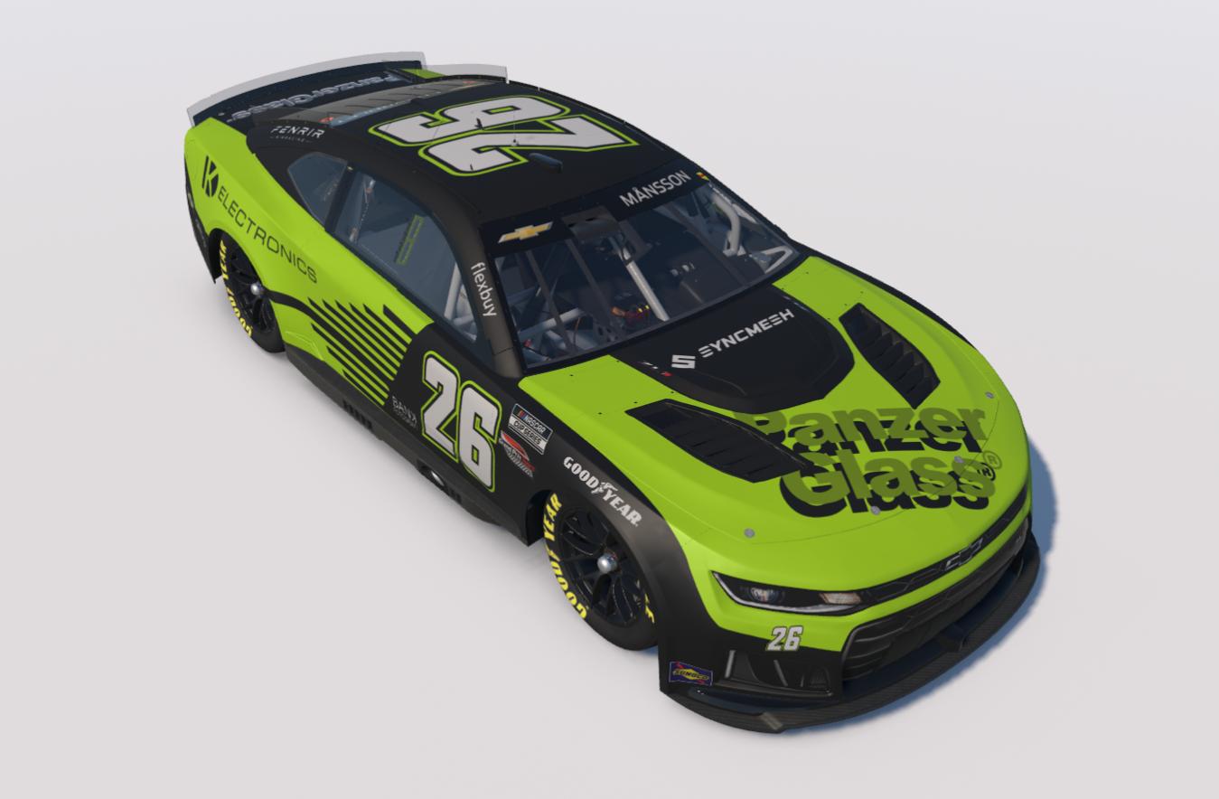 Preview of FENRIR NASCAR Cup Series Next Gen Camaro ZL1 by Mathias Månsson
