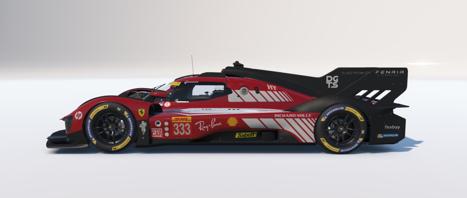 Preview of FSR FERRARI 499P WEC LIVERY by Mathias M&aring;nsson