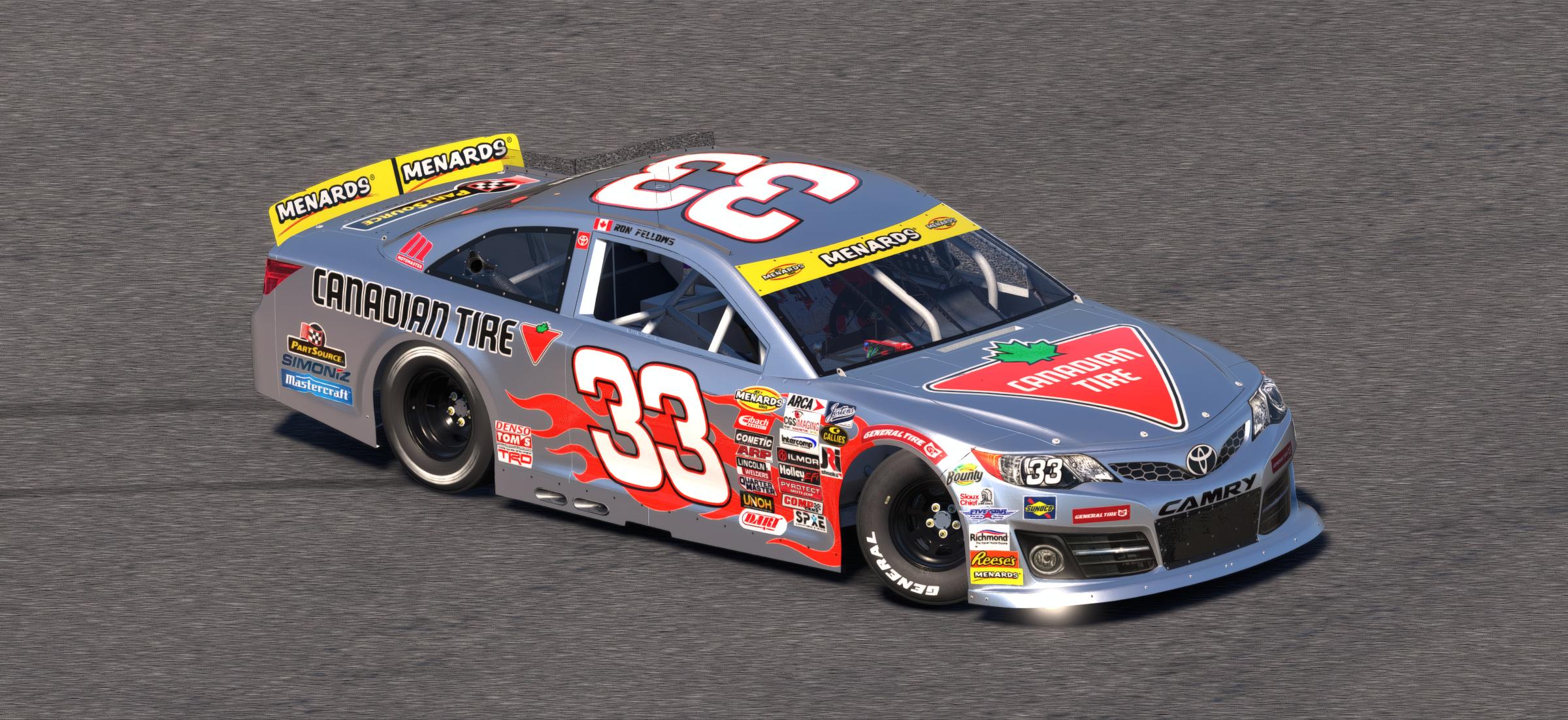 Preview of 2013 Ron Fellows Canadian Tire #33 Tribute - Camry by Richard Maltais