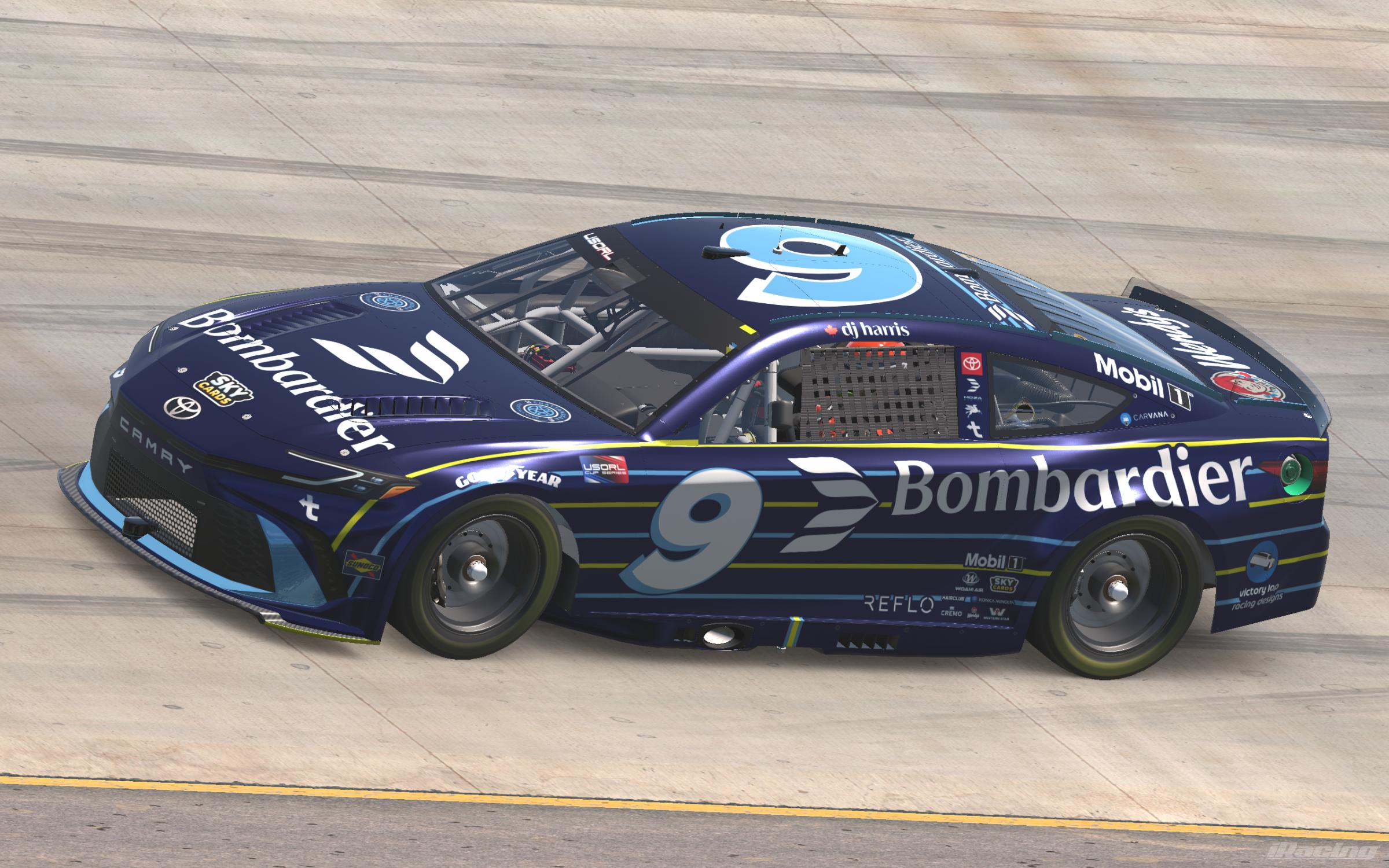 Preview of #9 - DJ Harris - Bombardier "Chattanooga FC 2024 Home Kit" Toyota Camry by Darrel Harris