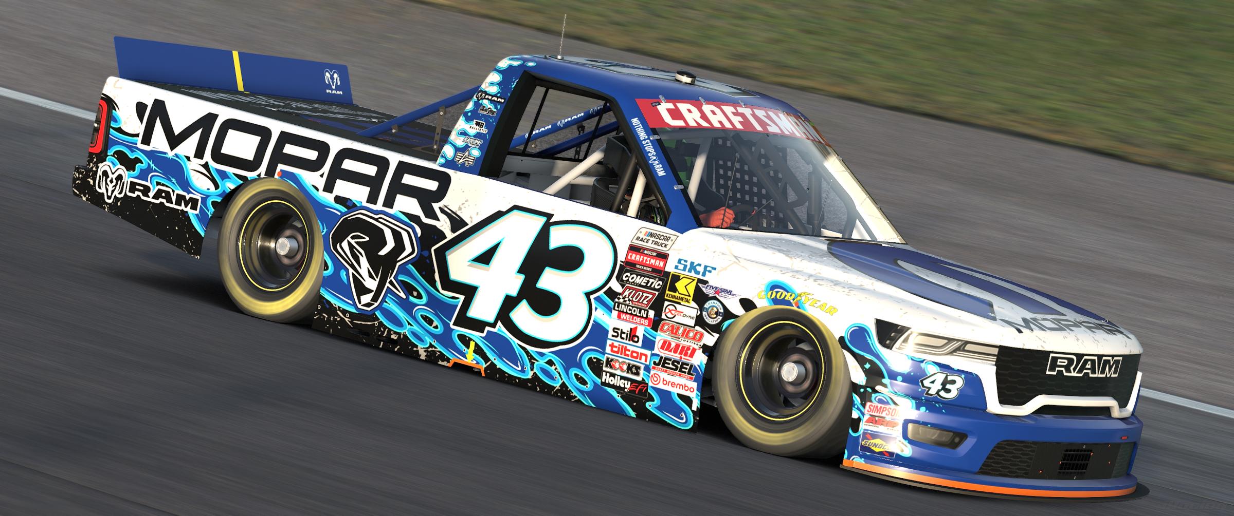 Preview of #43 MOPAR Ram by Guy Driggers