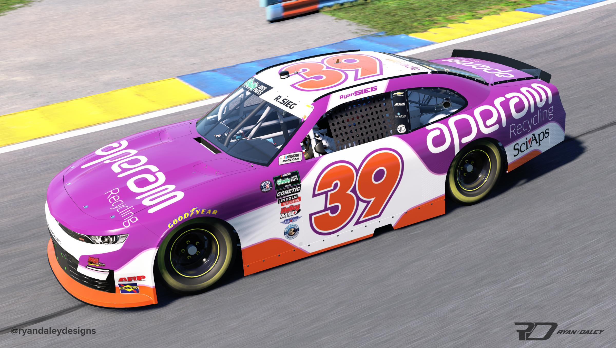 Preview of Official 2026 #39 Ryan Sieg Aperam With Num by Ryan Daley