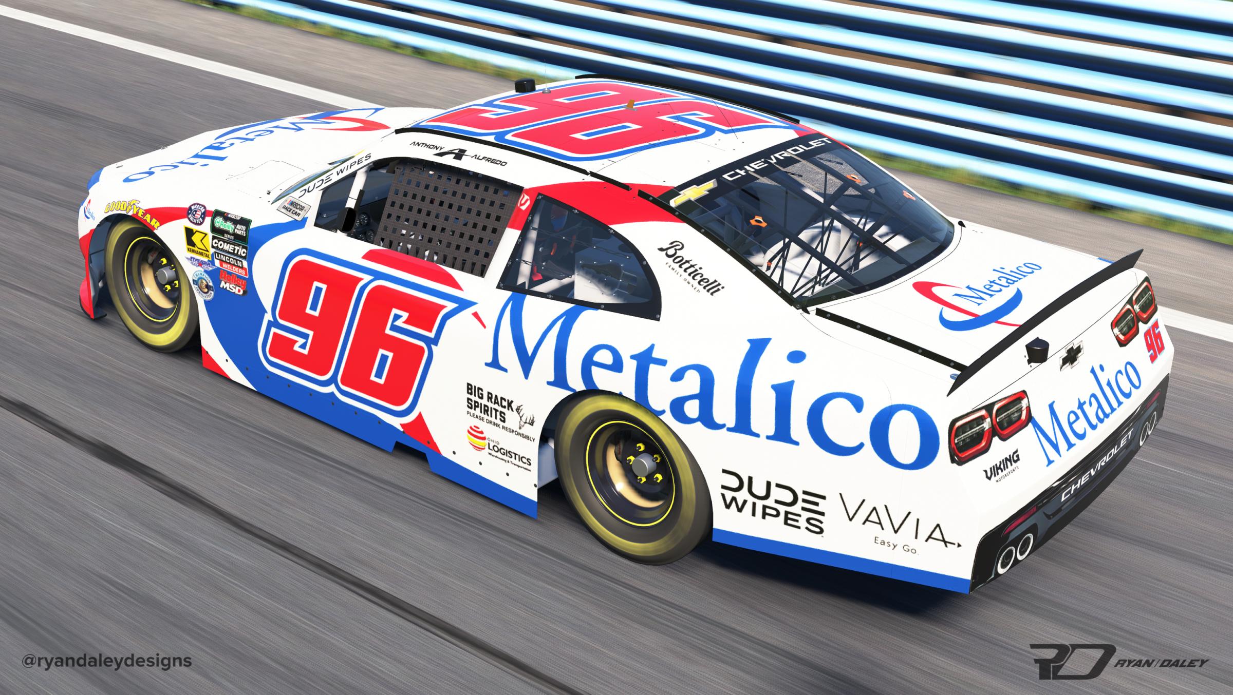 Preview of Official 2026 #96 Anthony Alfredo Metalico With Num by Ryan Daley