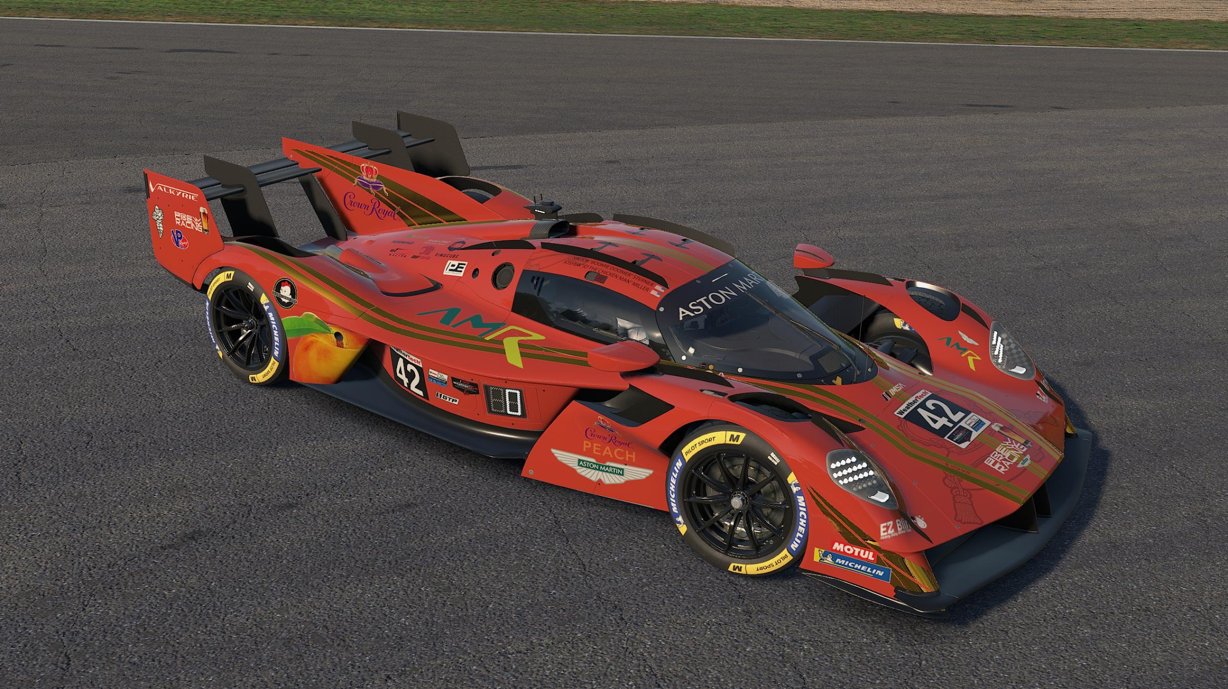 Preview of Crown Royal Peach Aston Martin Valkyrie by Viktor Sterner