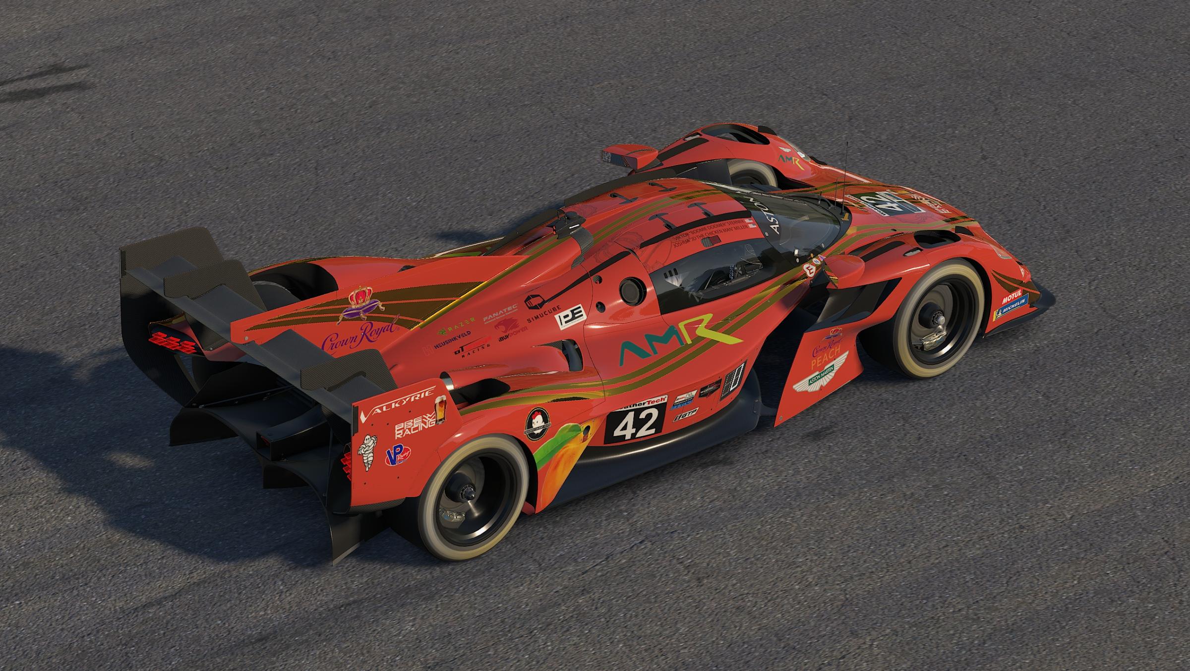 Preview of Crown Royal Peach Aston Martin Valkyrie by Viktor Sterner