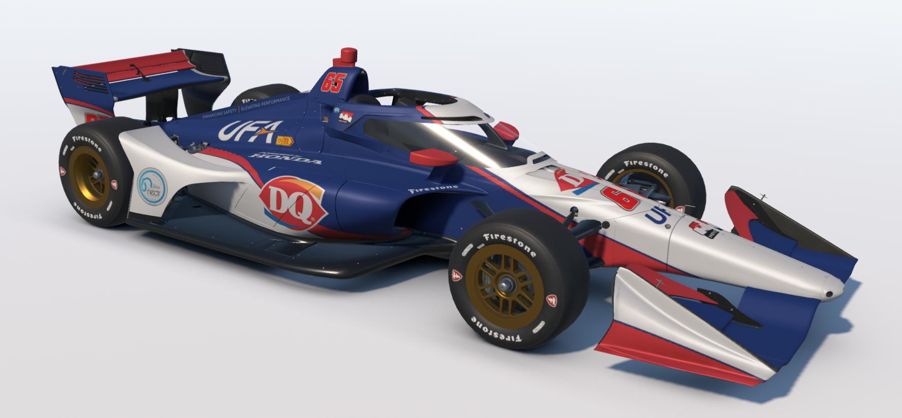 Preview of #65 Dairy Queen/UFA IndyCar by Andrew Rattell