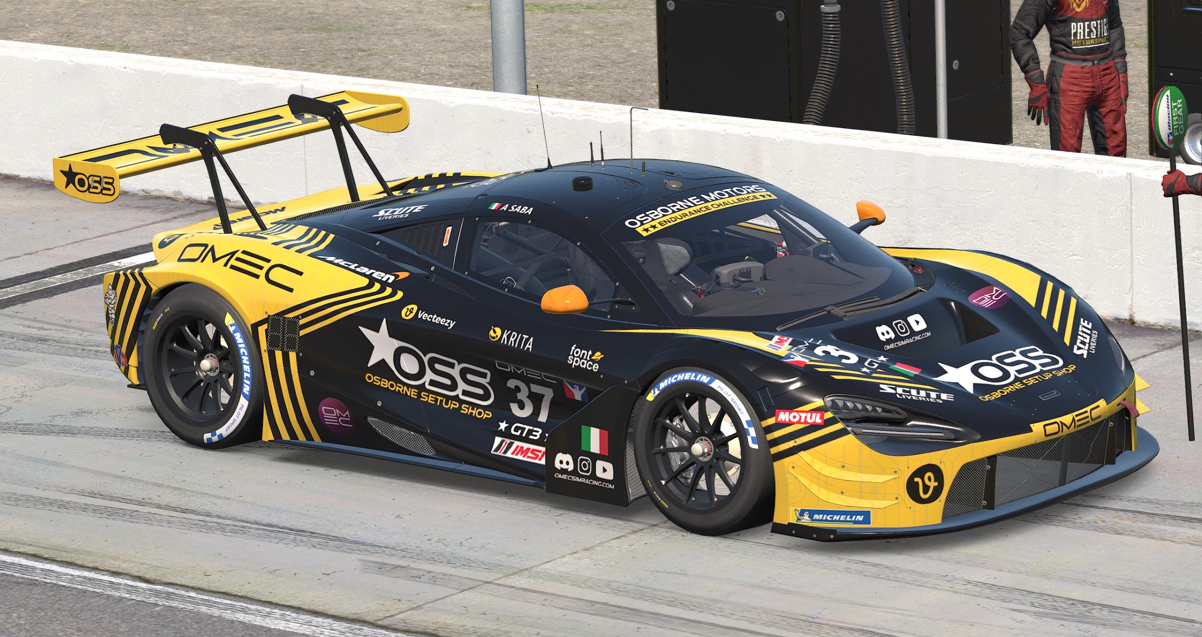 Preview of OSS McLaren 720s GT3 "TrackStar" v1.1 by Patrick Cantrell