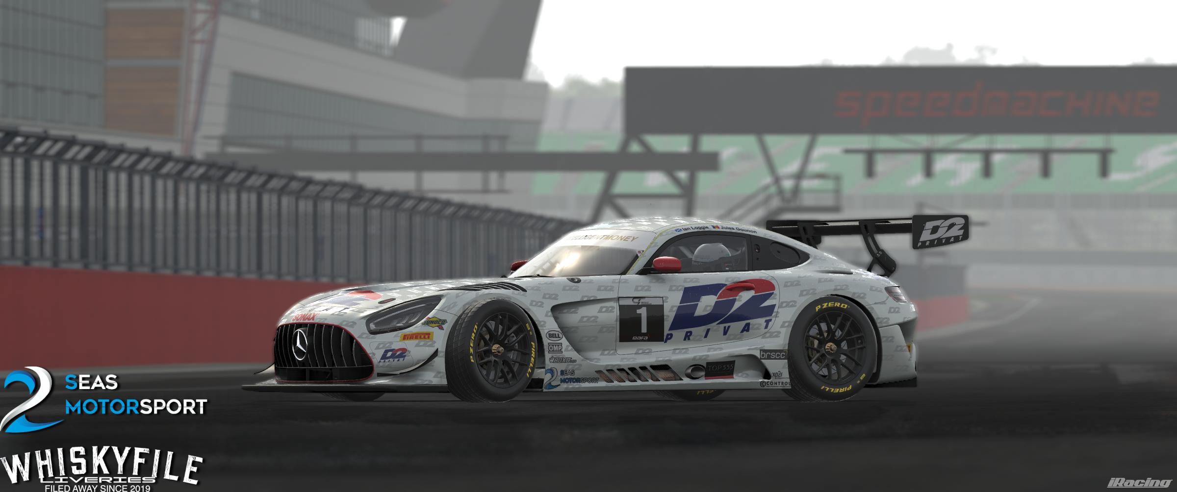 Preview of #1 2 Seas Motorsport D2 Privat Mercedes AMG GT3 - British GT Championship by Joshua JD Miller