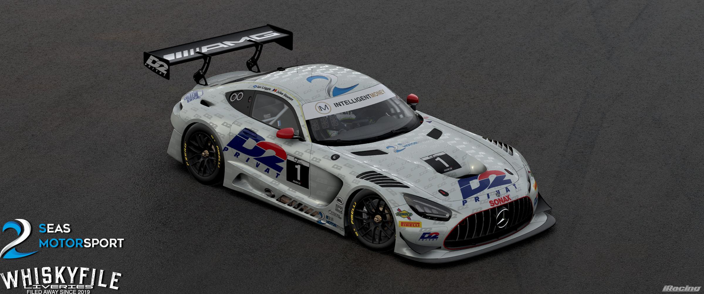Preview of #1 2 Seas Motorsport D2 Privat Mercedes AMG GT3 - British GT Championship by Joshua JD Miller