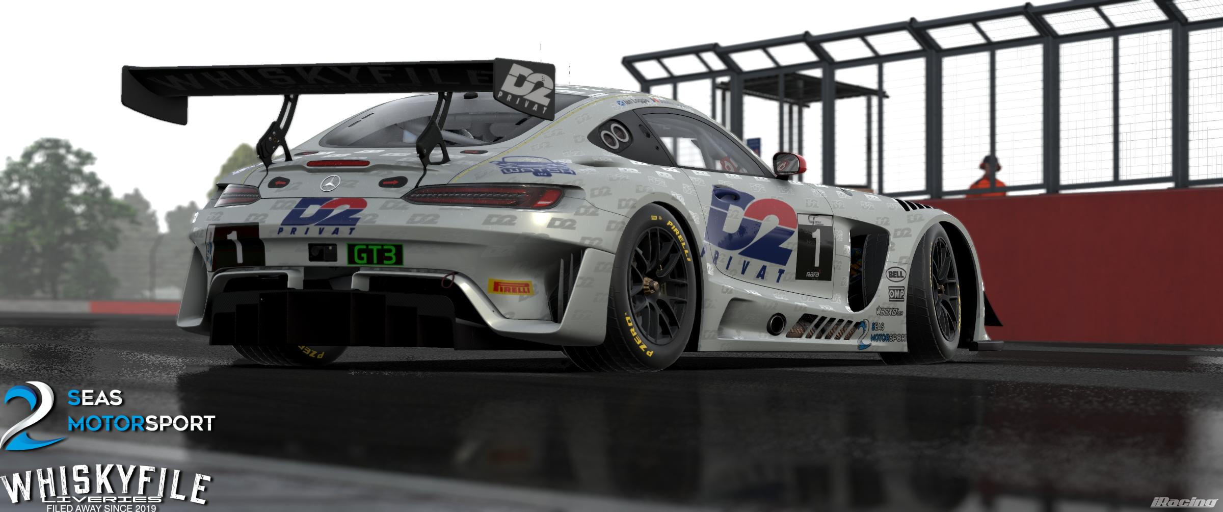 Preview of #1 2 Seas Motorsport D2 Privat Mercedes AMG GT3 - British GT Championship by Joshua JD Miller