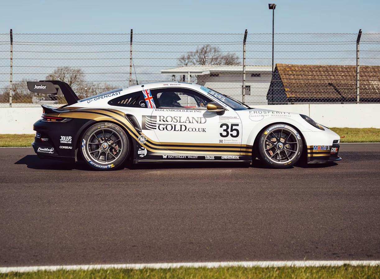Preview of Callum Voisin - Car #35 Rosland Gold Racing - Porsche Carrera Cup GB 2026 by Keith Archer