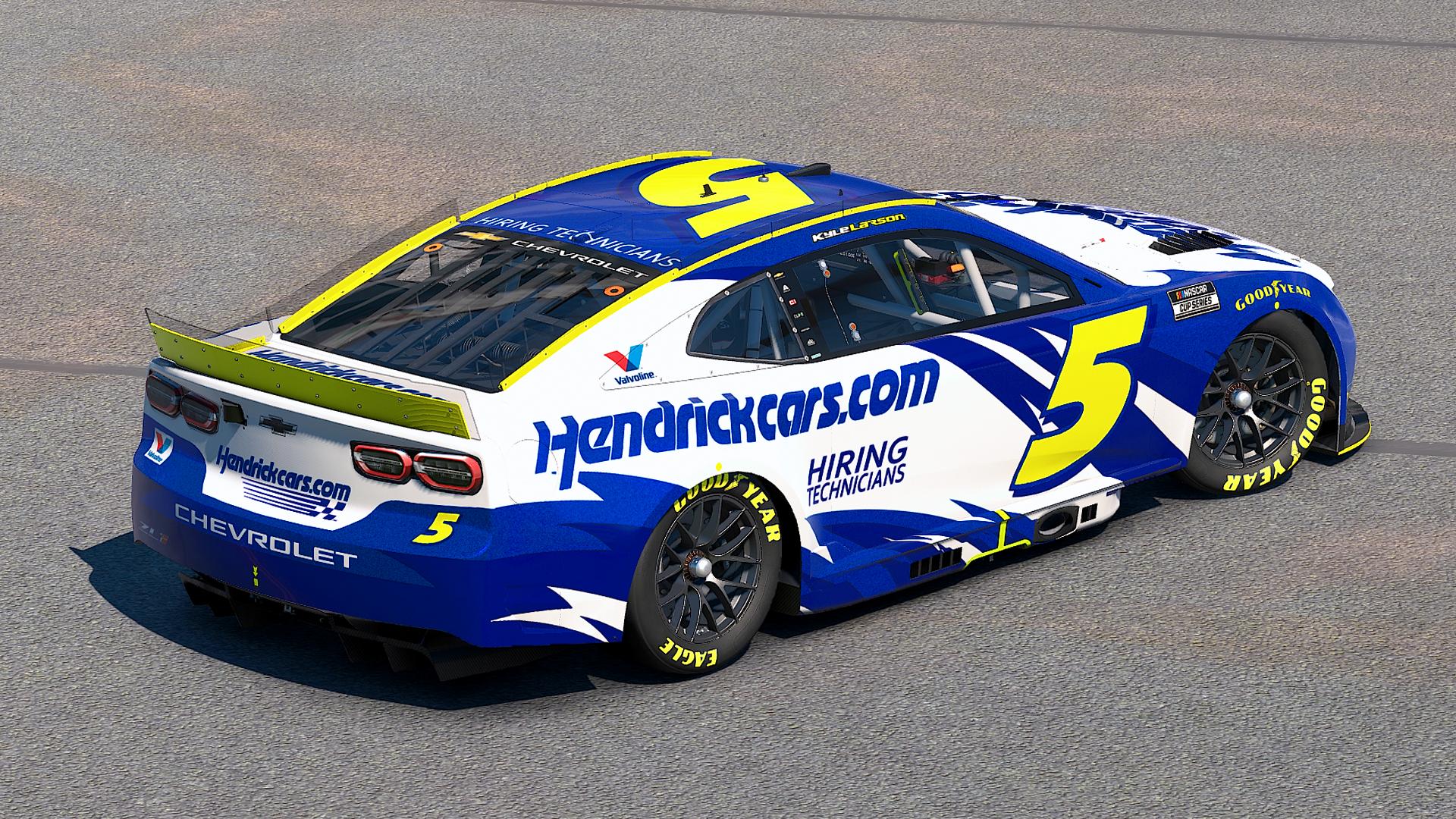 Preview of #5 Kyle Larson HendrickCars.com 2027 Concept by Skyler Fox4
