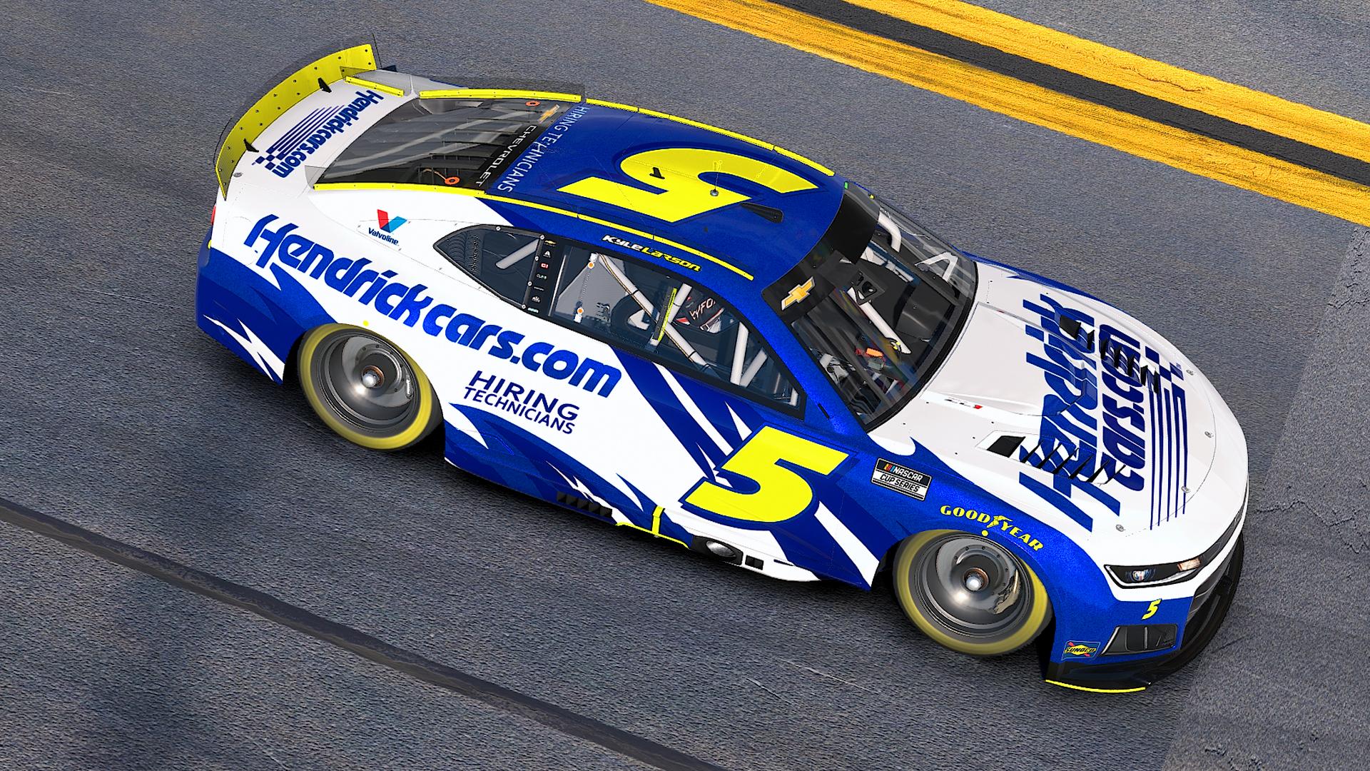 Preview of #5 Kyle Larson HendrickCars.com 2027 Concept by Skyler Fox4