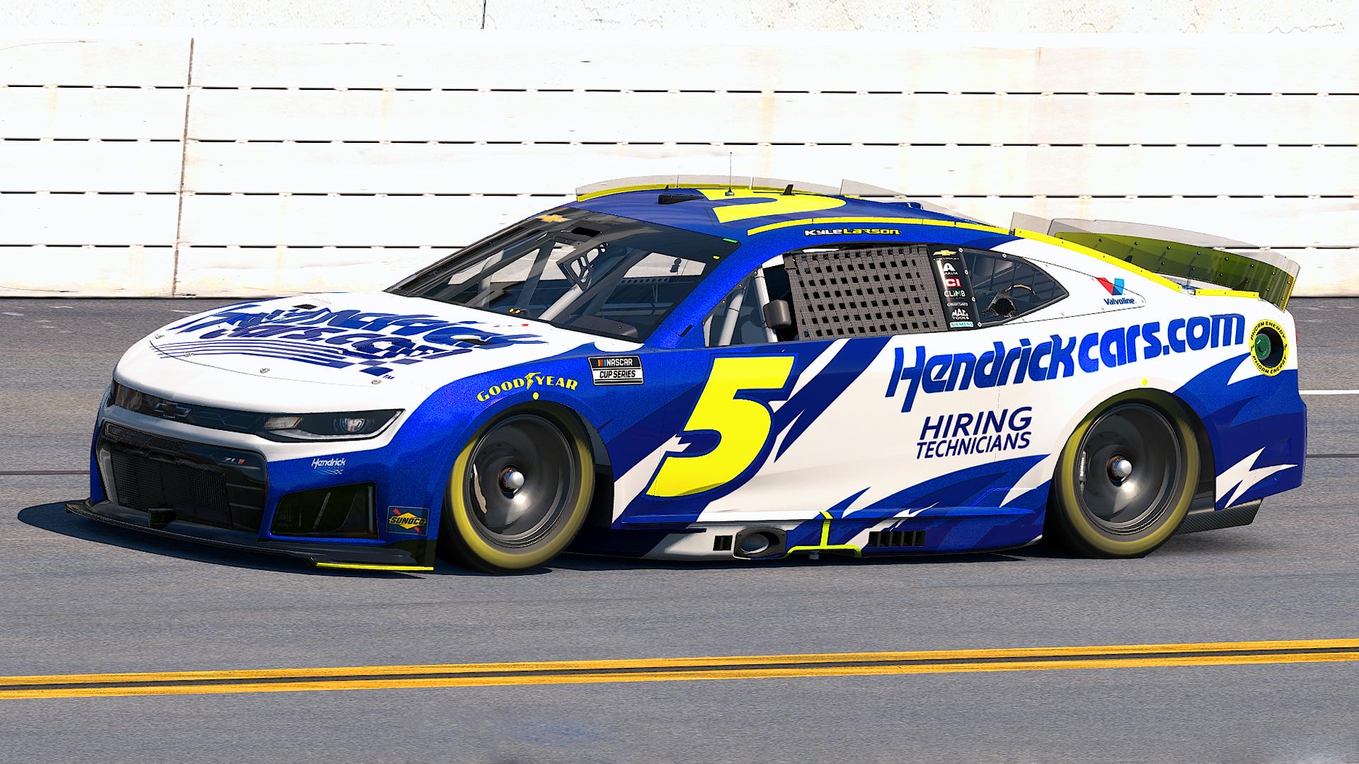 Preview of #5 Kyle Larson HendrickCars.com 2027 Concept by Skyler Fox4