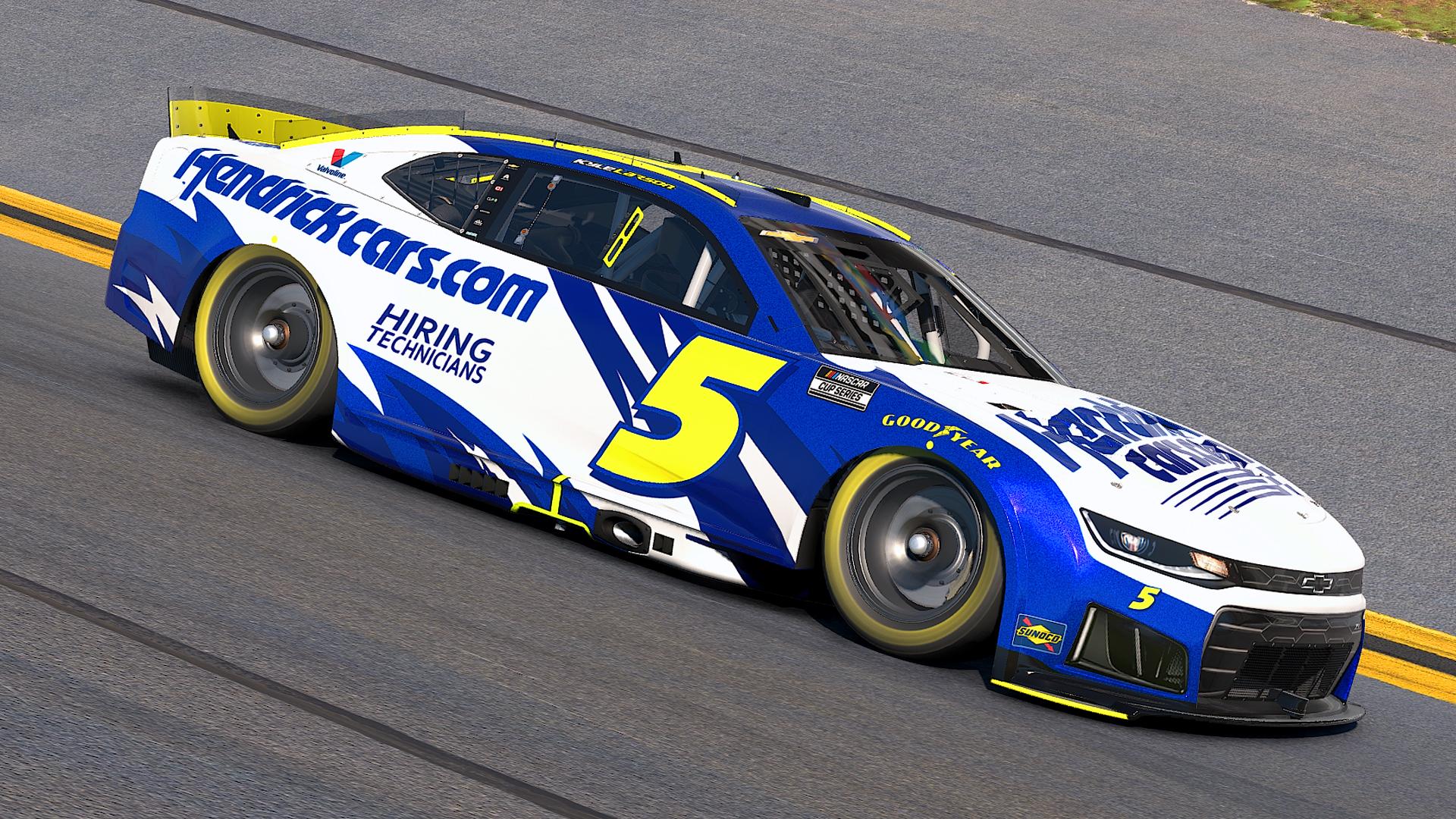 Preview of #5 Kyle Larson HendrickCars.com 2027 Concept by Skyler Fox4