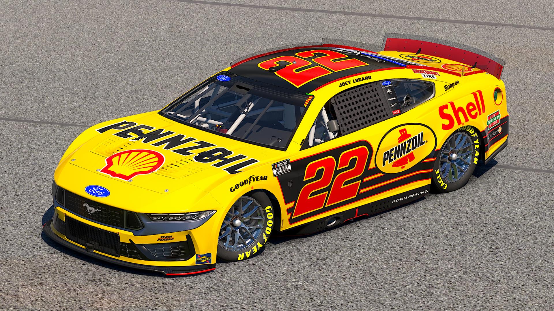 Preview of #22 Joey Logano Shell/Pennzoil 2027 Concept by Skyler Fox4