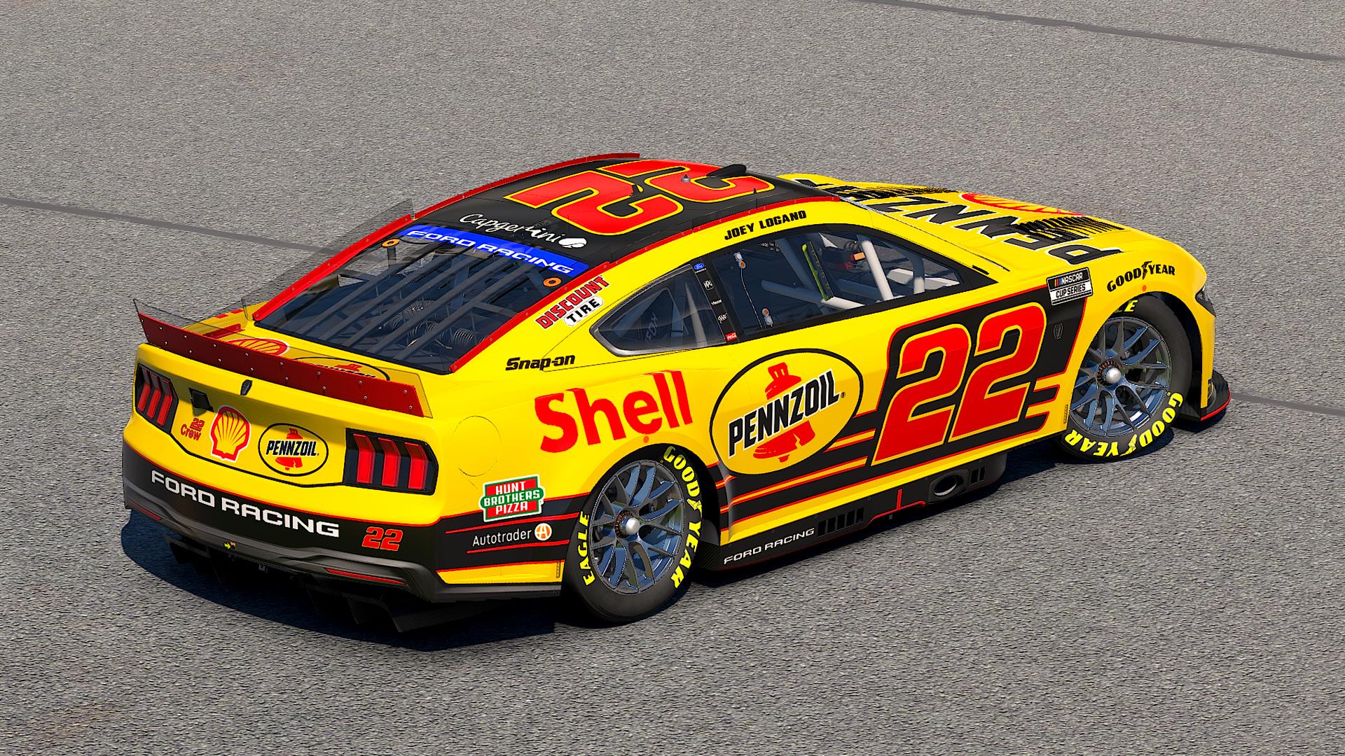Preview of #22 Joey Logano Shell/Pennzoil 2027 Concept by Skyler Fox4