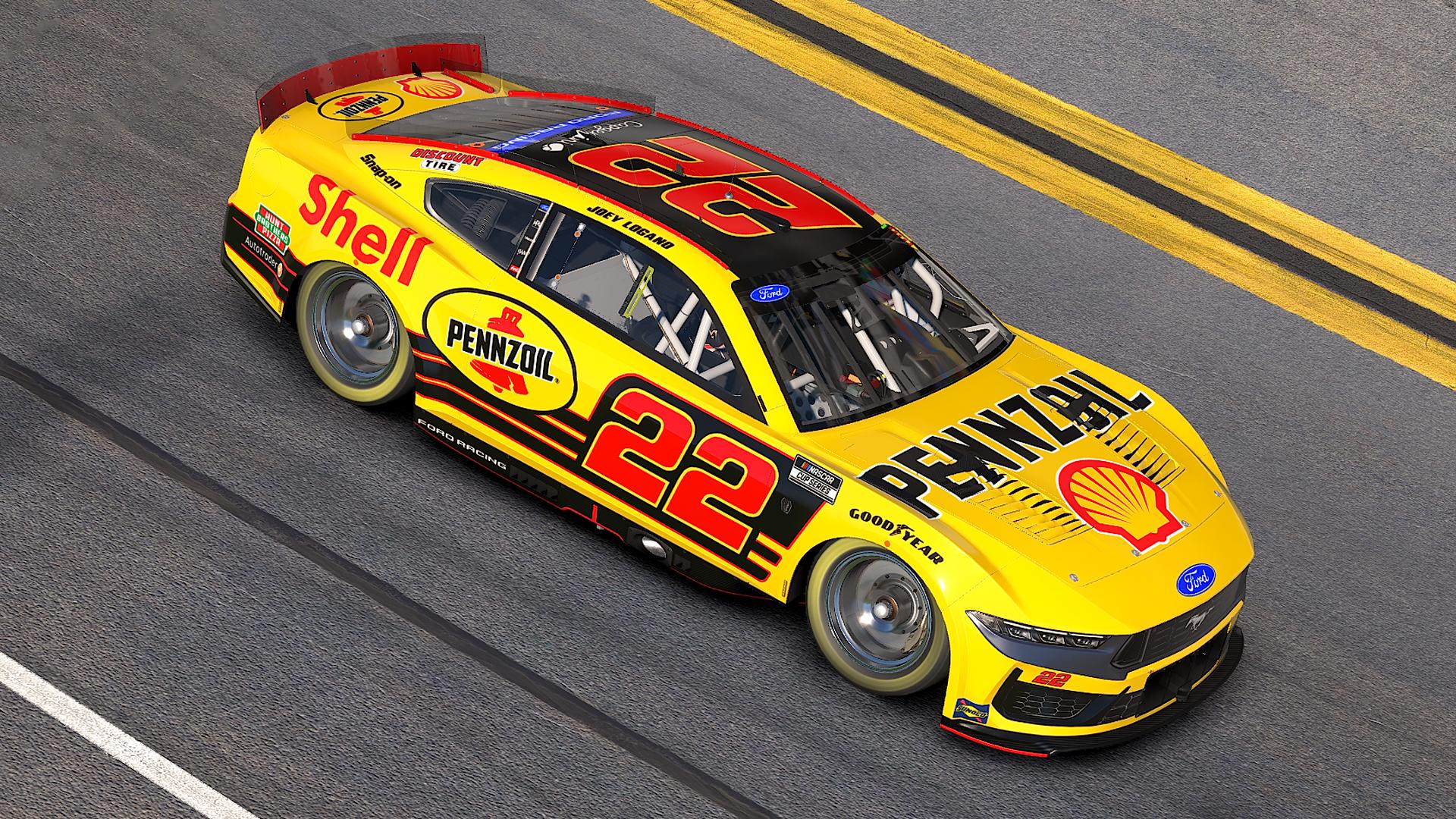 Preview of #22 Joey Logano Shell/Pennzoil 2027 Concept by Skyler Fox4
