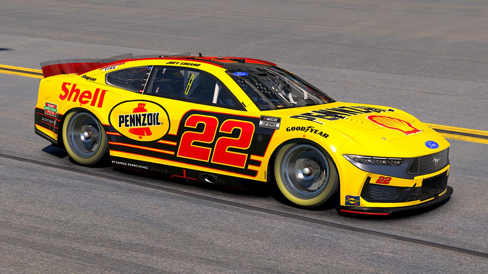 Preview of #22 Joey Logano Shell/Pennzoil 2027 Concept by Skyler Fox4