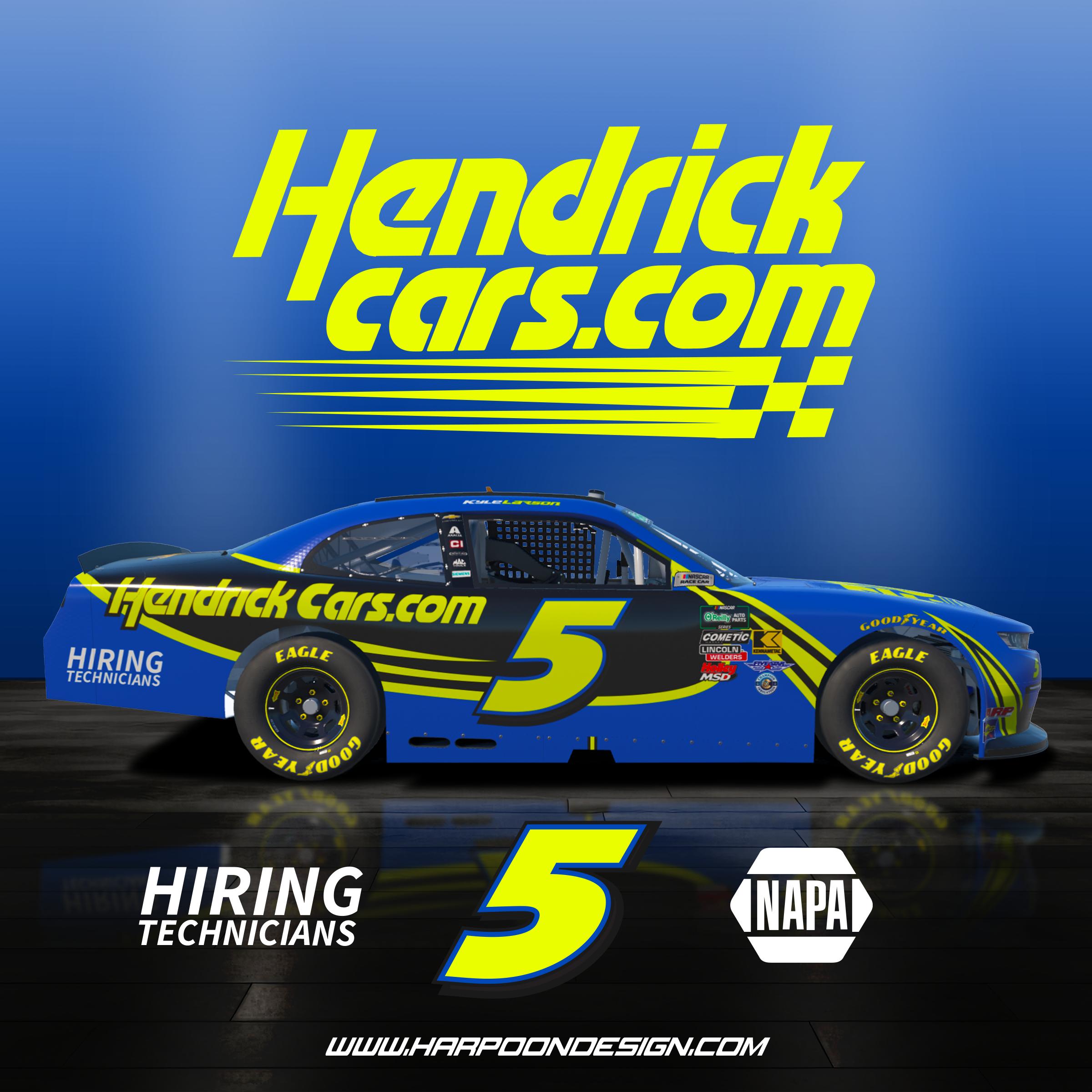 Preview of 2026 Kyle Larson Hendrickcars by Brantley Roden