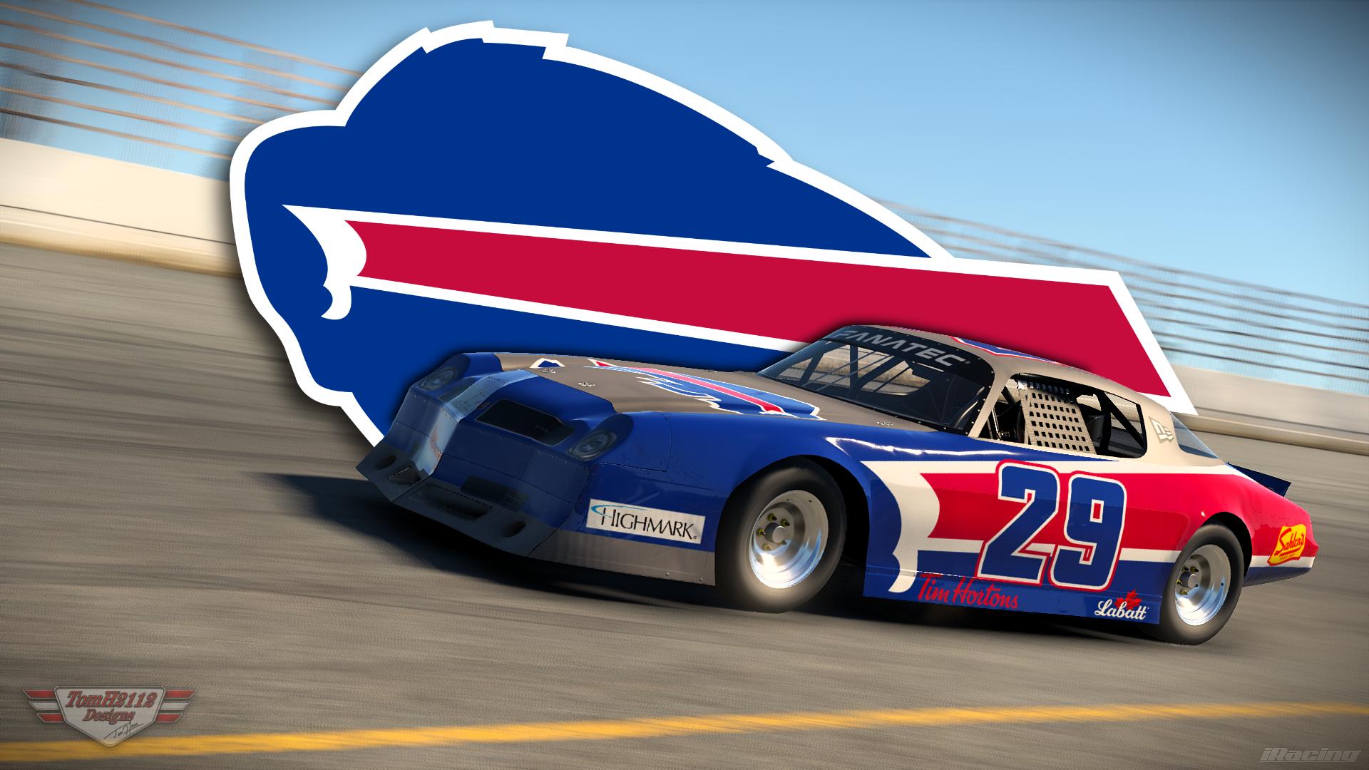 Preview of Buffalo Bills Nickel City Jersey Street Stock Sim Stamped by Tom H.