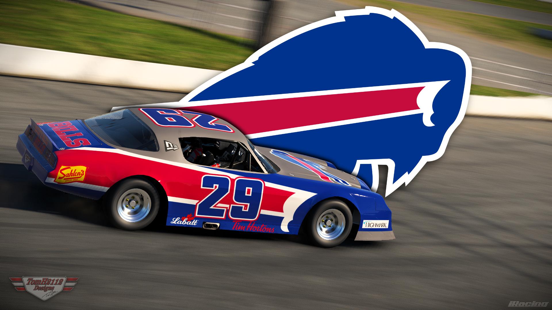 Preview of Buffalo Bills Nickel City Jersey Street Stock Sim Stamped by Tom H.