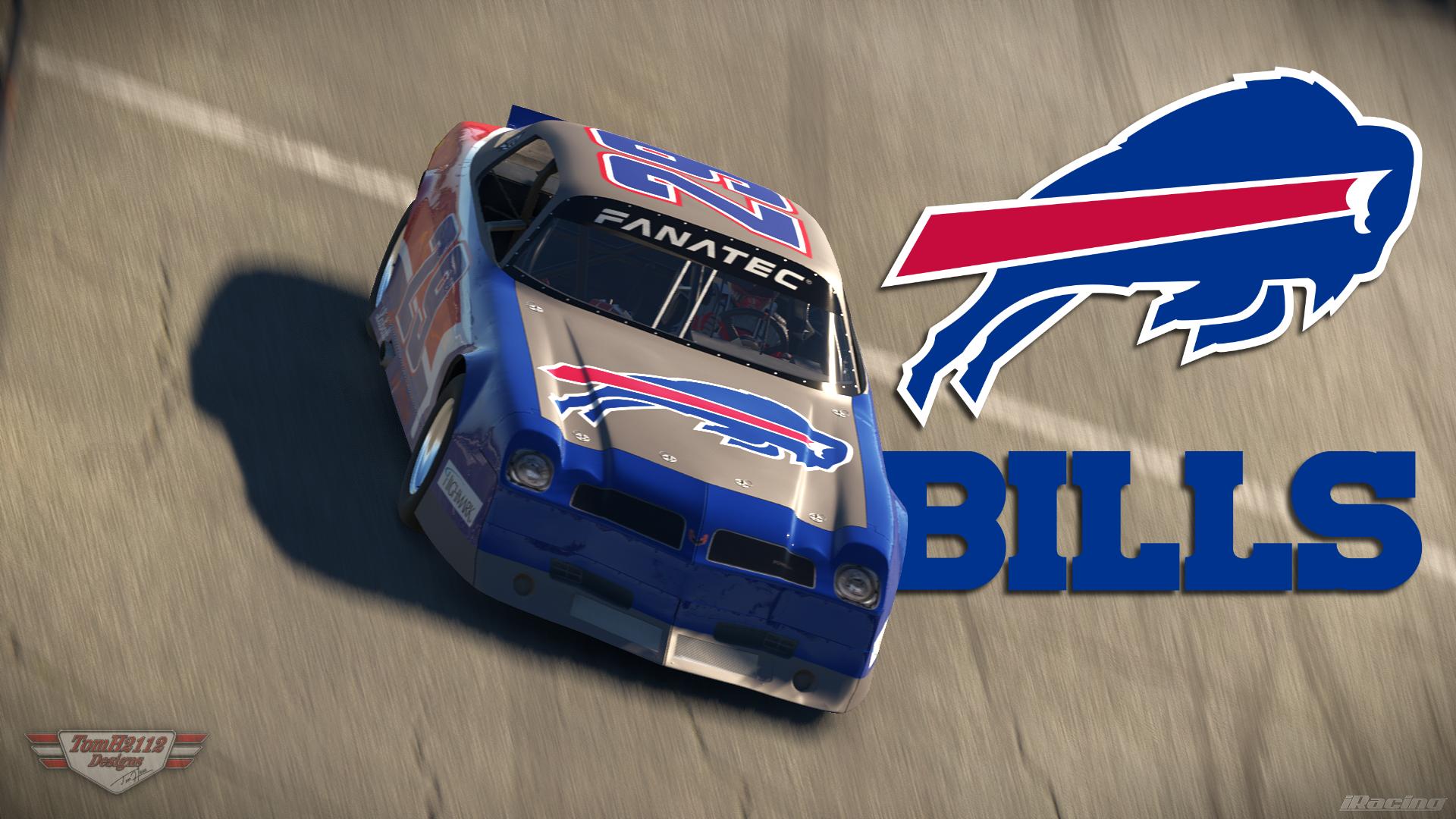 Preview of Buffalo Bills Nickel City Jersey Street Stock Sim Stamped by Tom H.
