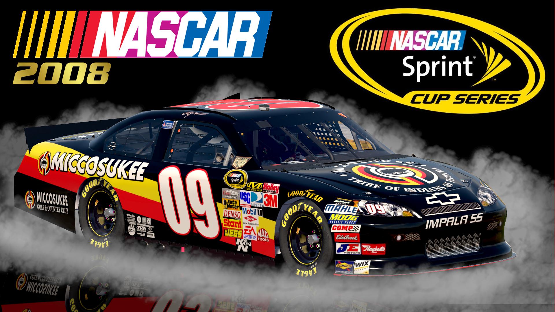 Preview of #09 Sterling Marlin 2008 Miccosukee Impala SS COT Sim Stamped Number by Christian Budd