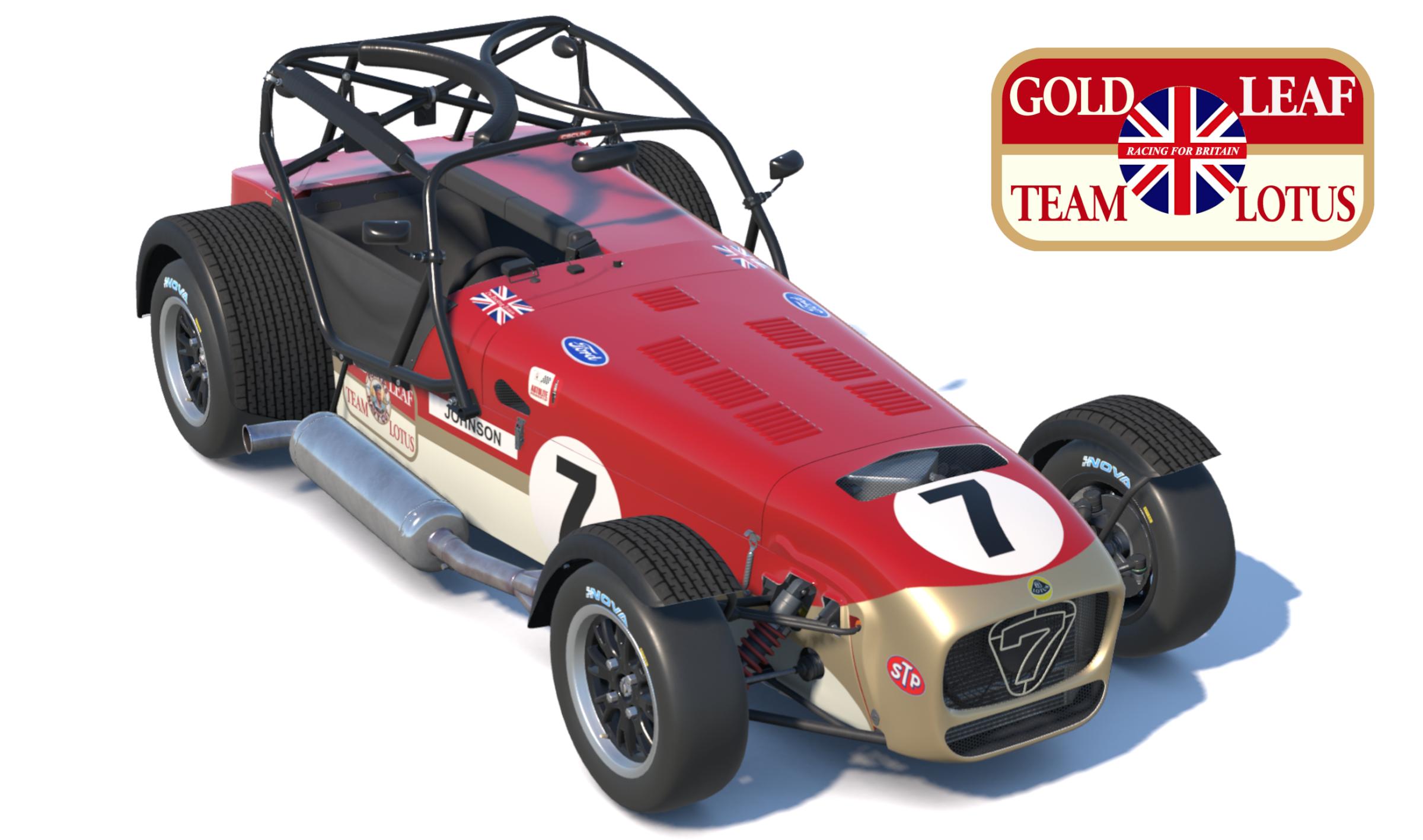 Preview of GOLD LEAF TEAM LOTUS 7 by Bruce Johnson